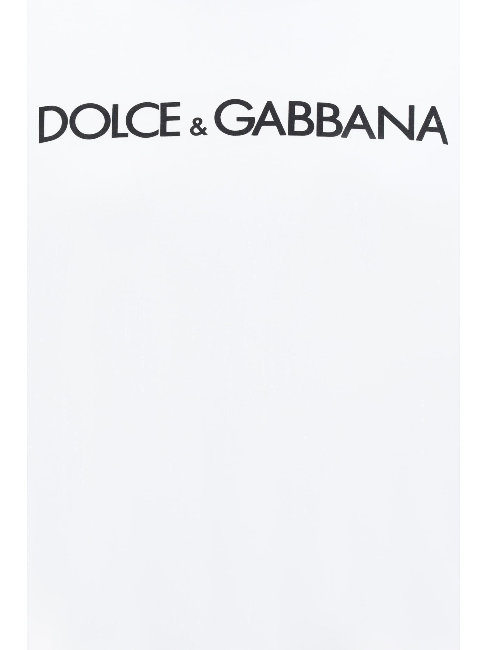 Dolce & Gabbana White T-shirt With Logo