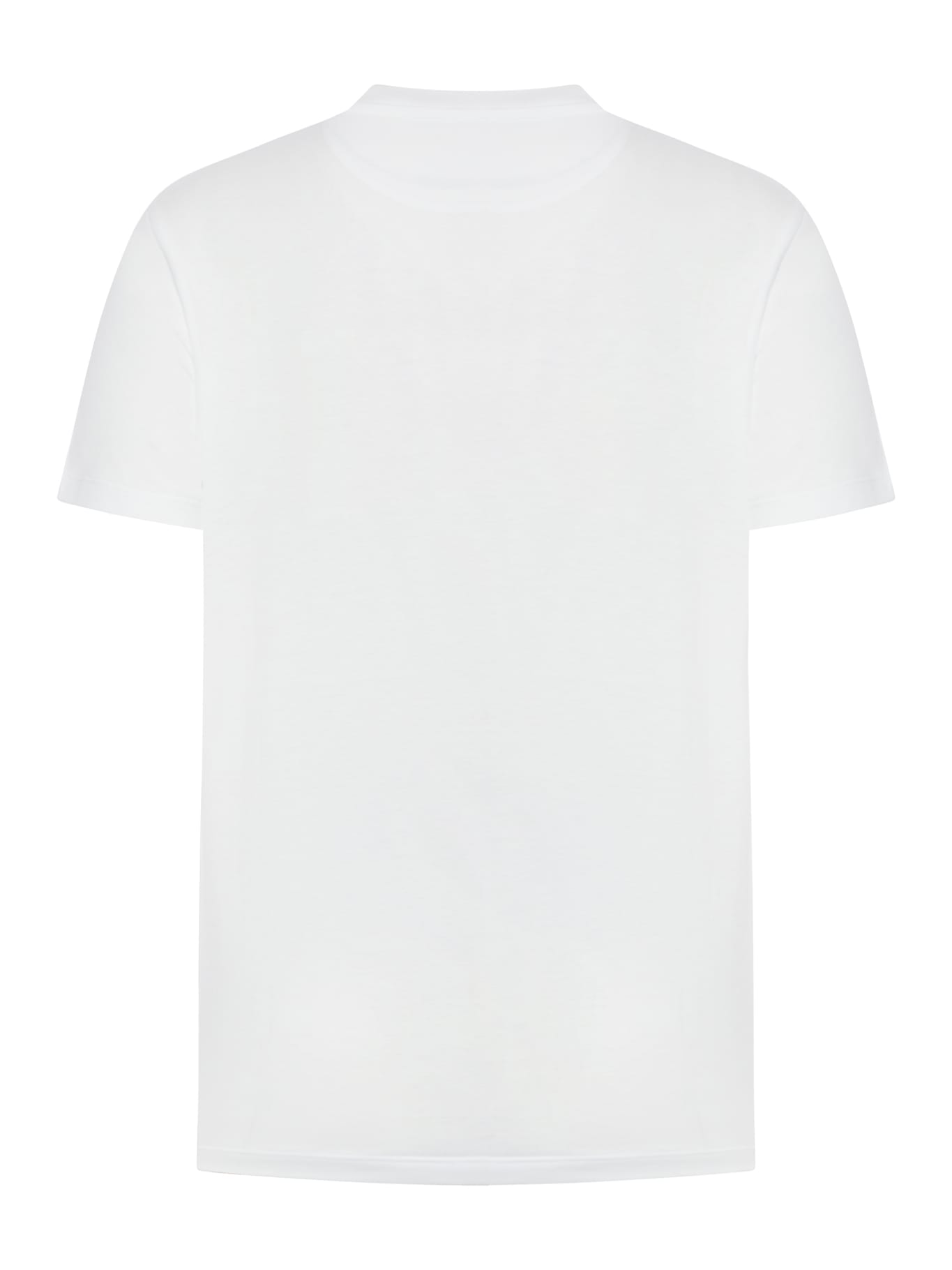 Shop Valentino Vlogo Signature Patch T-shir In Bo White