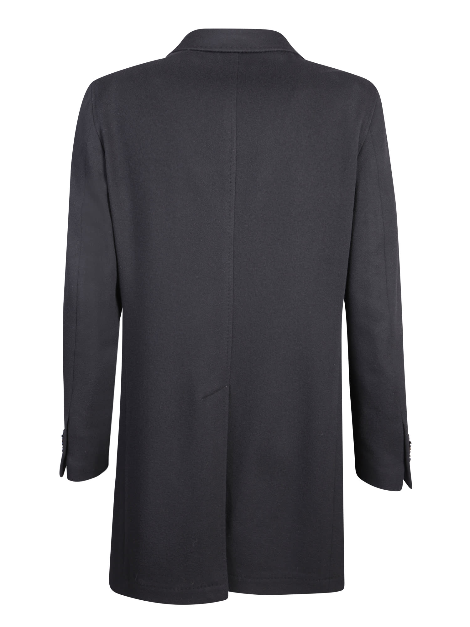Shop Tagliatore Single-breasted Black Coat