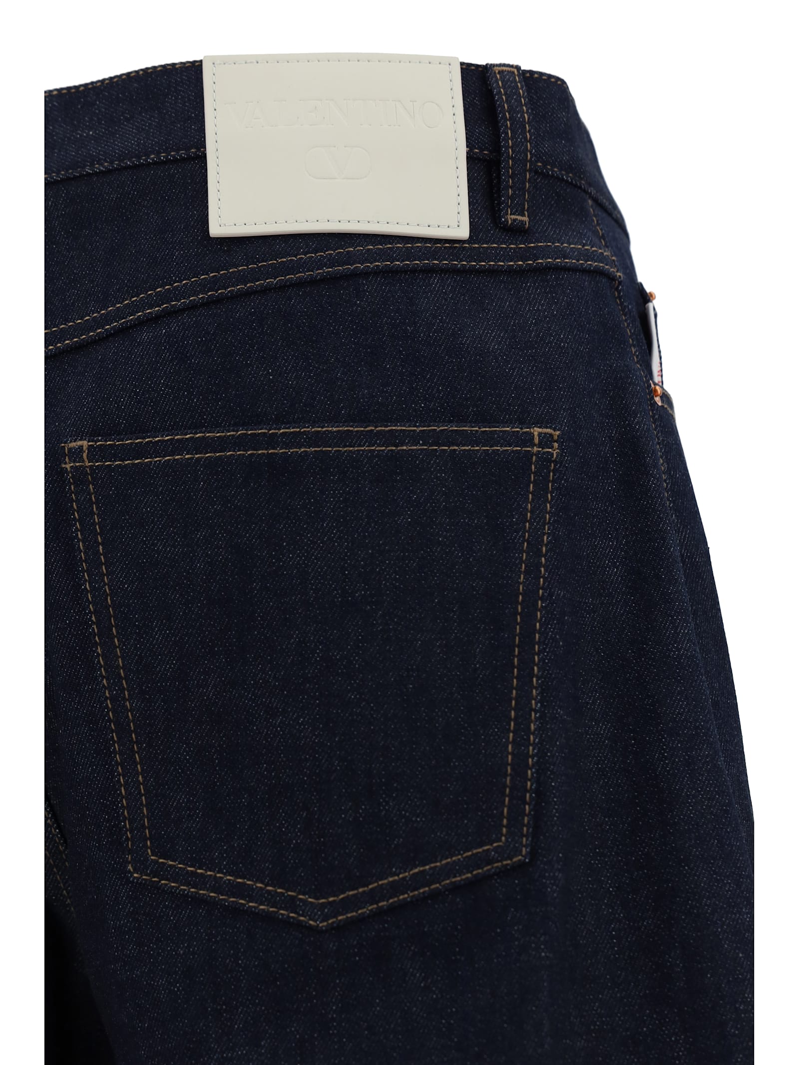 Shop Valentino Jeans In Denim Scuro