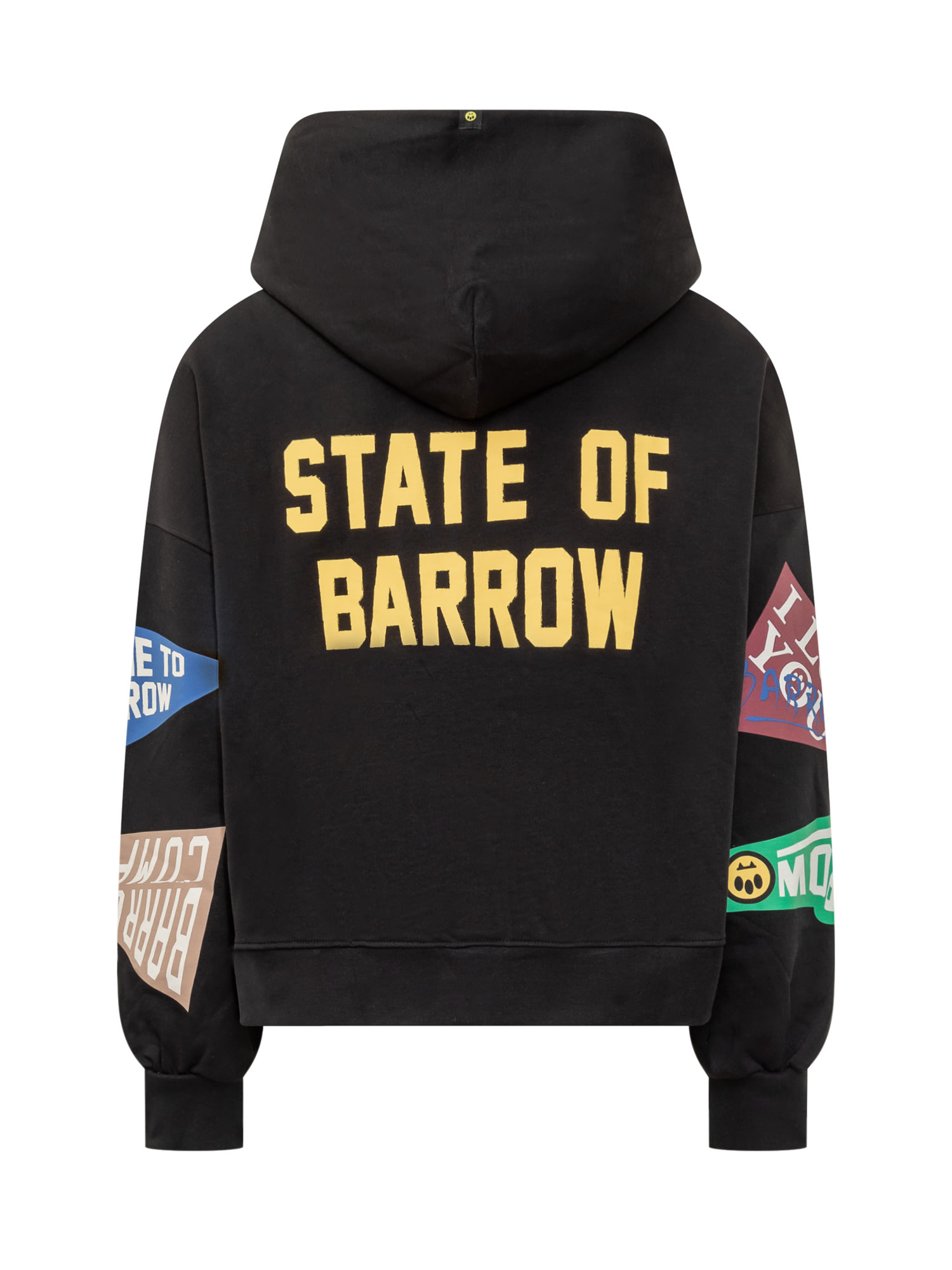 Shop Barrow Hoodie With Print In Nero