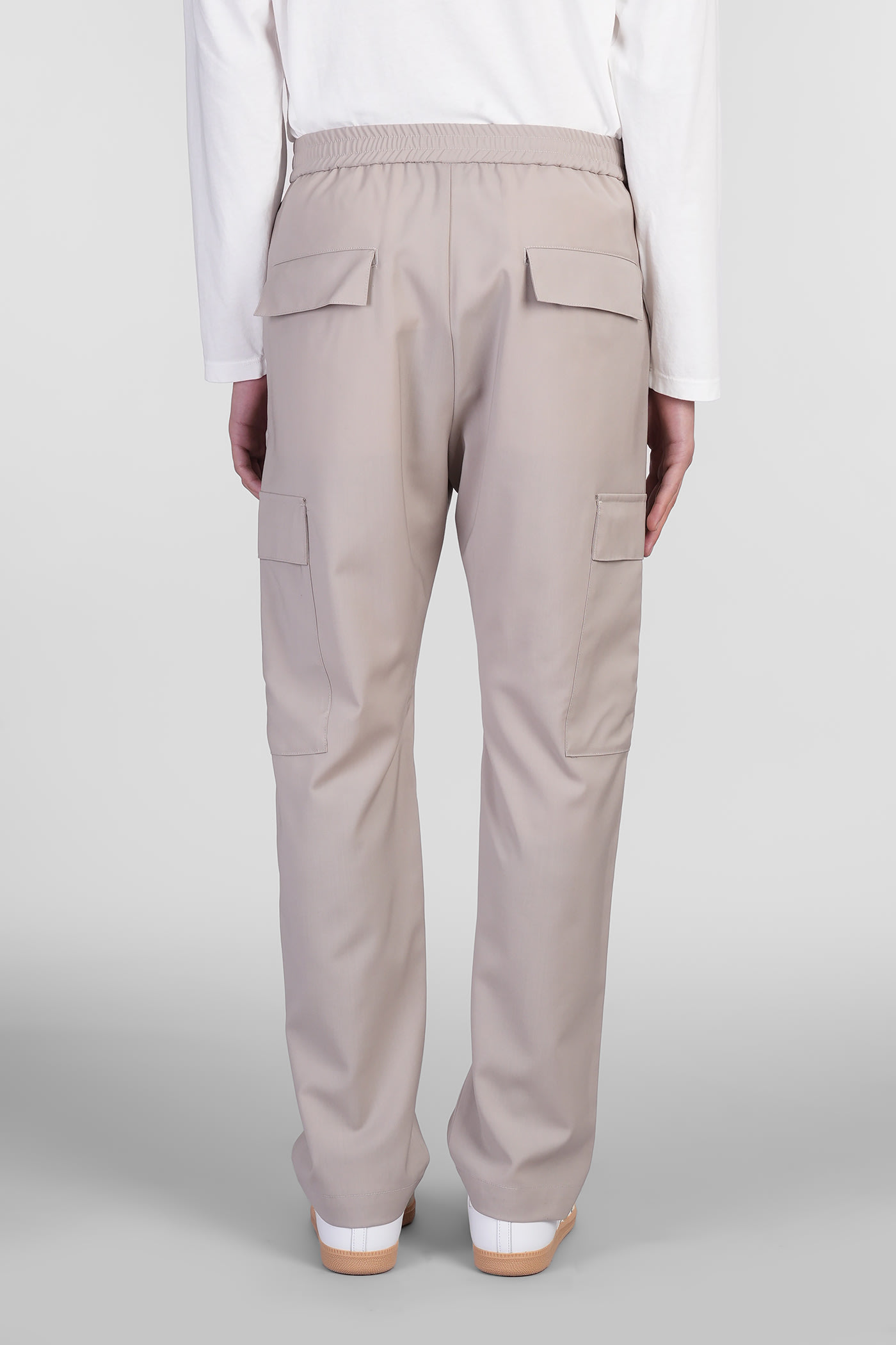 BARENA VENEZIA TAGIO PANTS IN BEIGE WOOL
