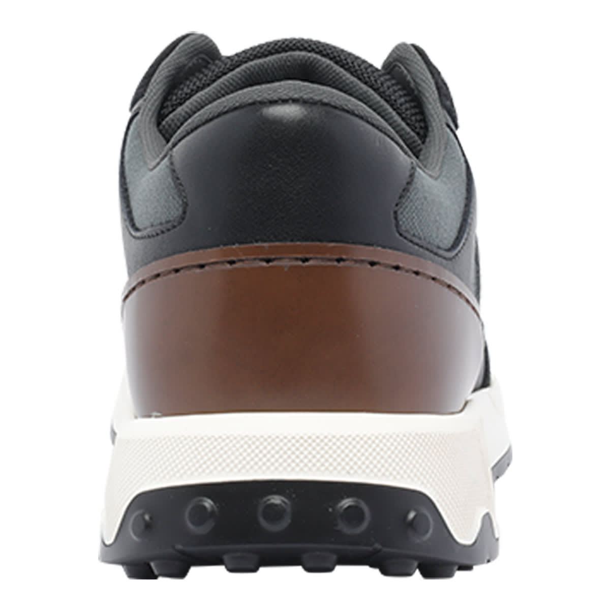 Tod's Grey Leather And Technical Fabric Sneakers In Multi