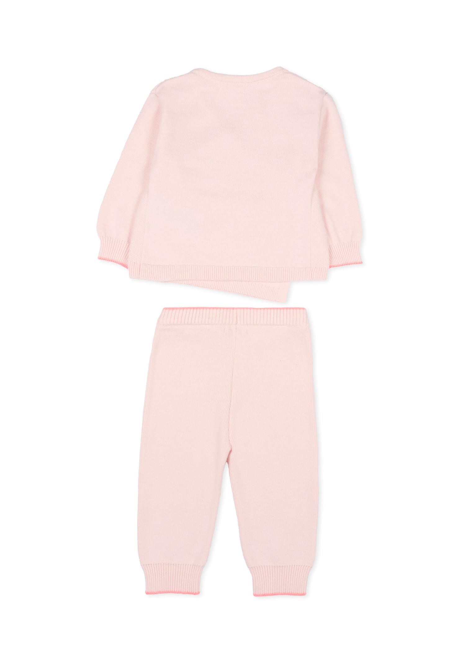 Billieblush Pink Birth Set For Baby Girl With Cat In Pink