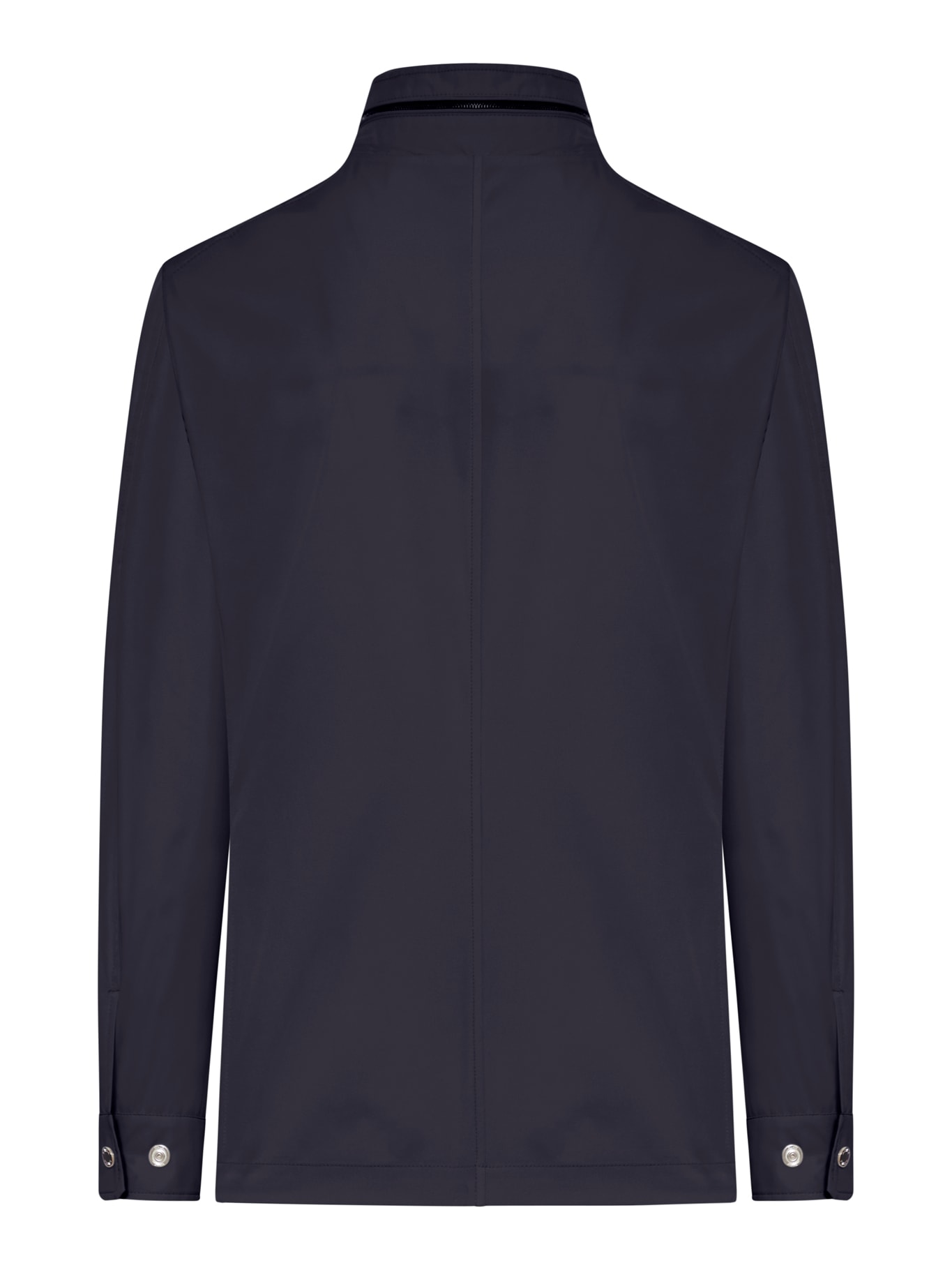 Moorer Sten-at Technical Fabric Jacket In Dark Blu