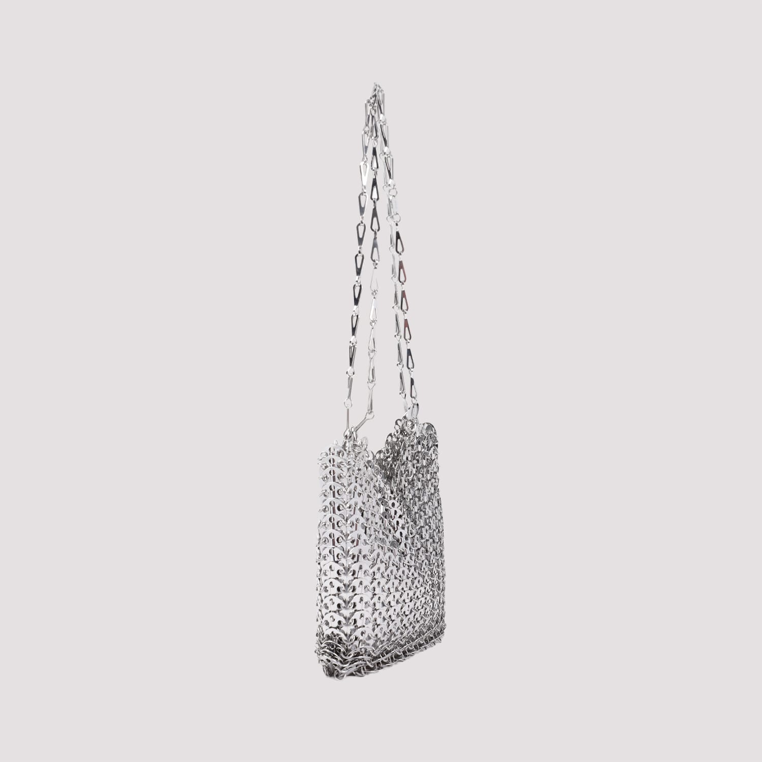 Shop Rabanne 1969 Clutch In Silver