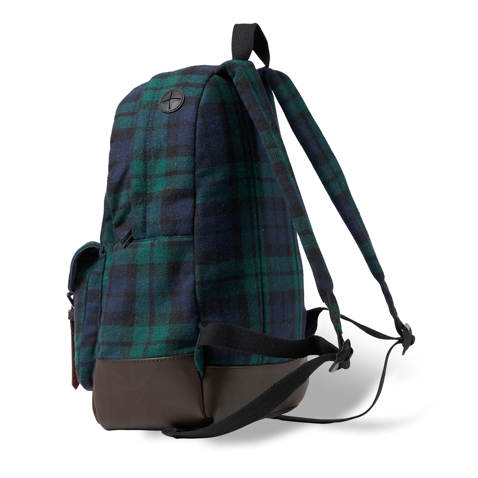 Shop Mc2 Saint Barth Backpack With Tartan Print