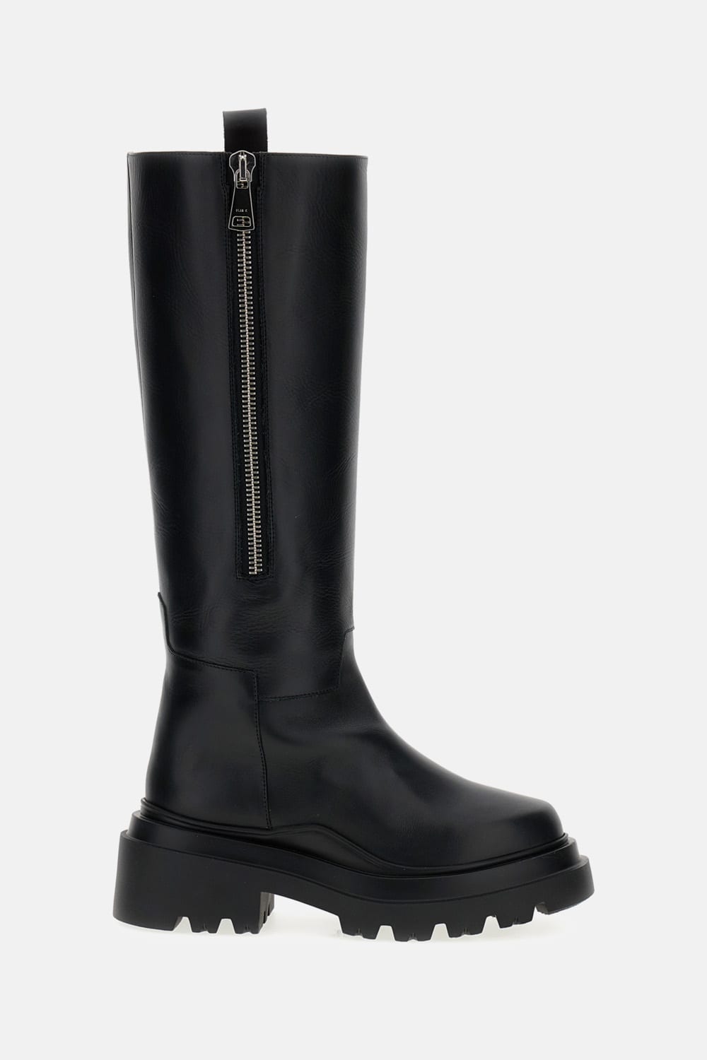 Plan C Knee-high Zip Boots In Multi