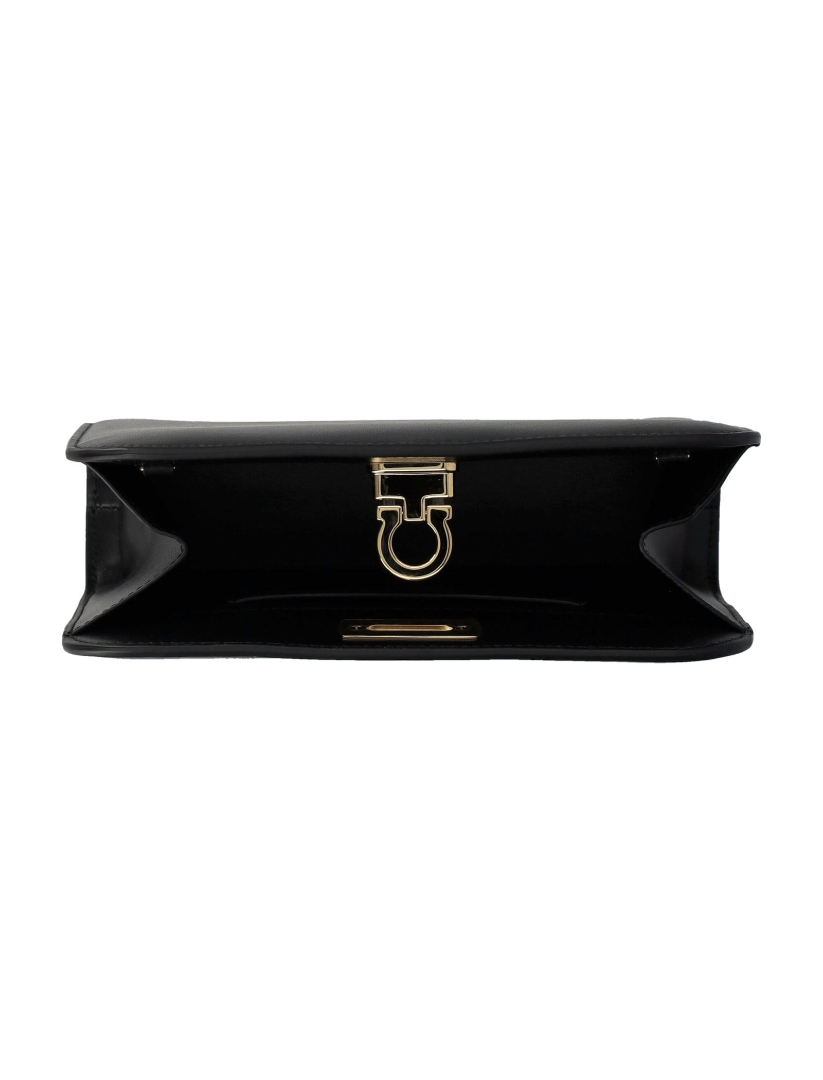 Shop Ferragamo Wandamini Cl Clutch In Nero