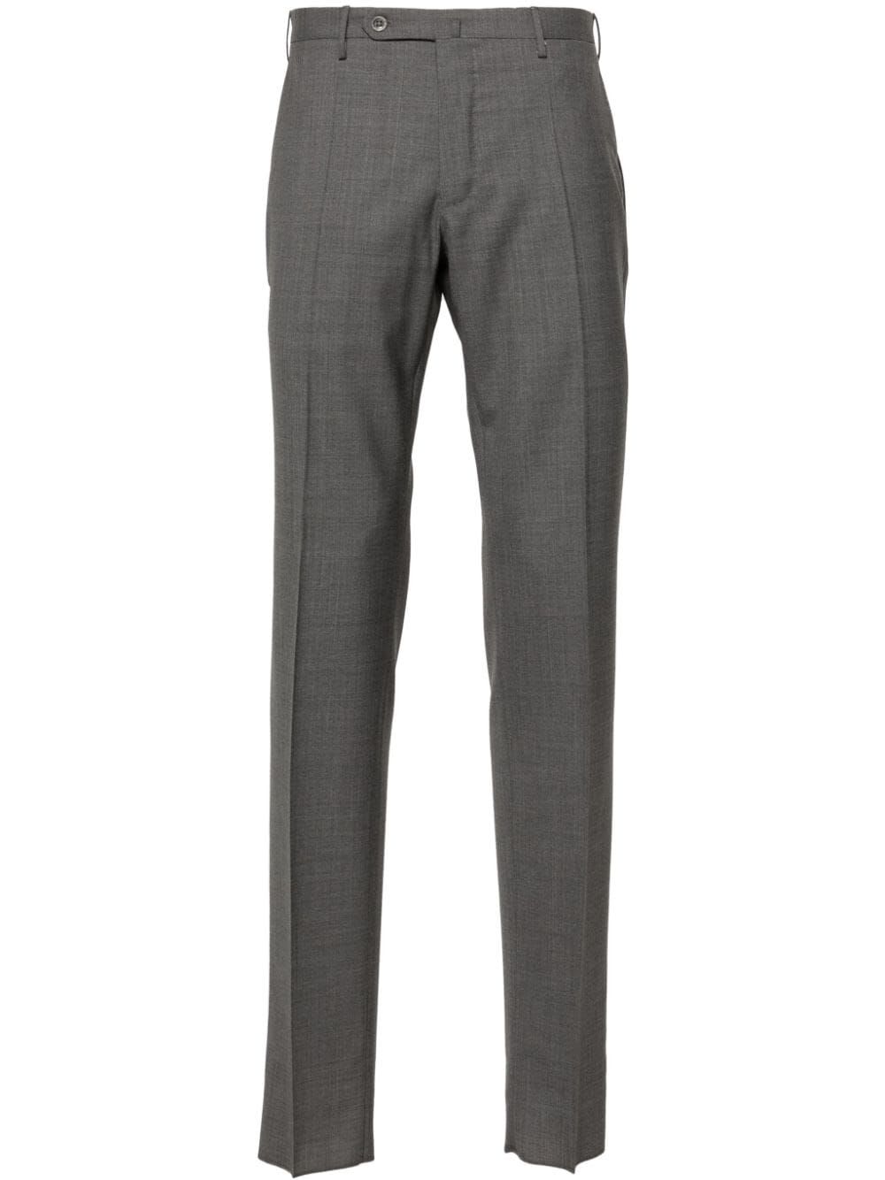 Shop Incotex Model 35 Slim Fit Trousers In Medium Grey