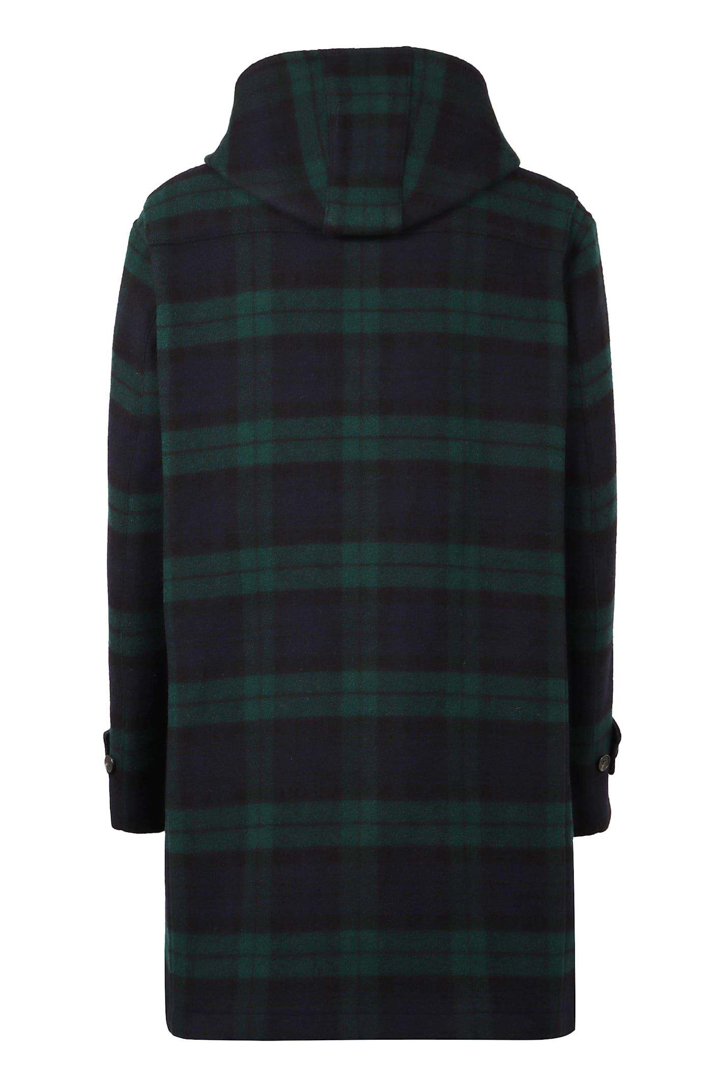 Mackintosh Weir Wool Duffle Coat In Multicolor
