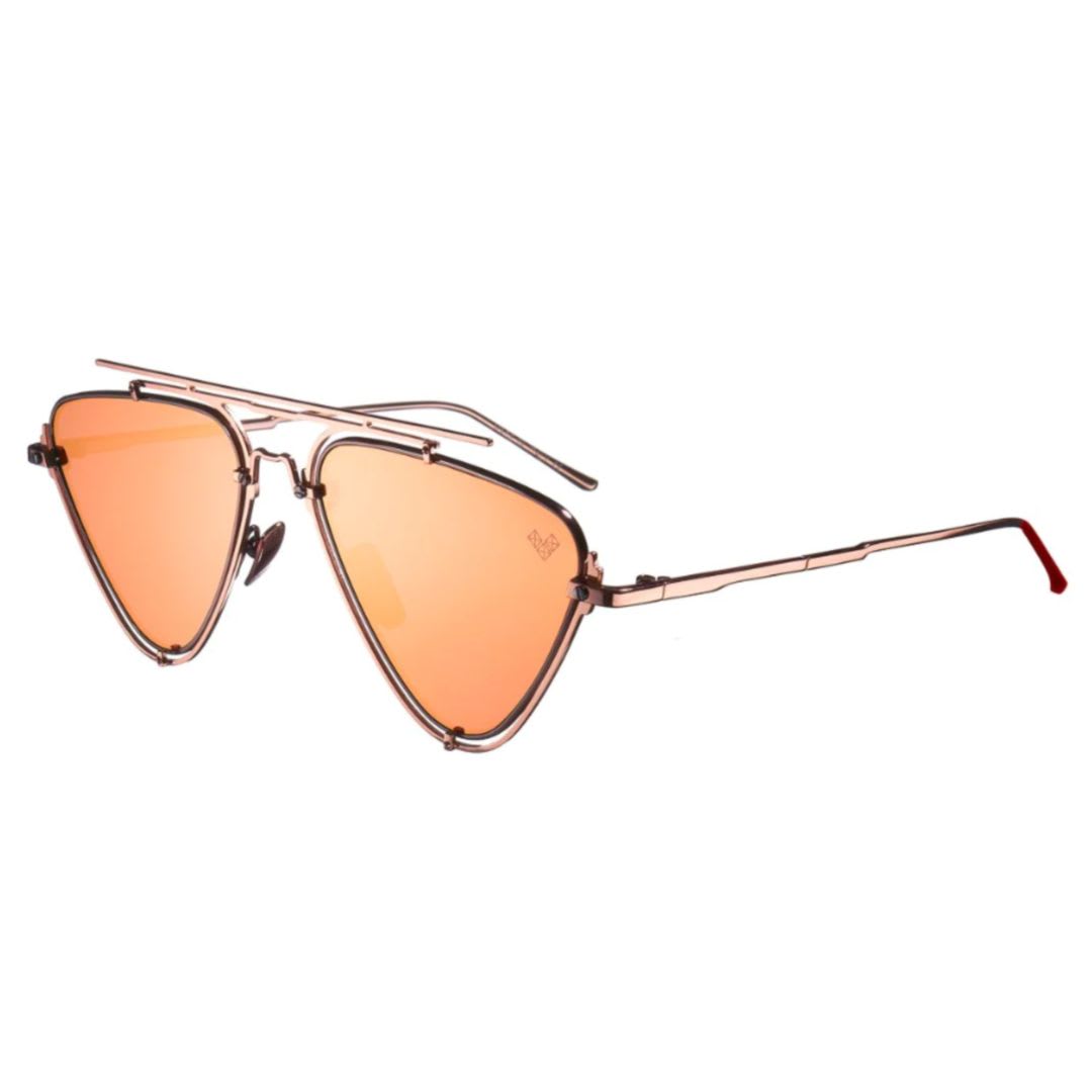 Vysen Sunglasses D-4 In Rose Gold Matte