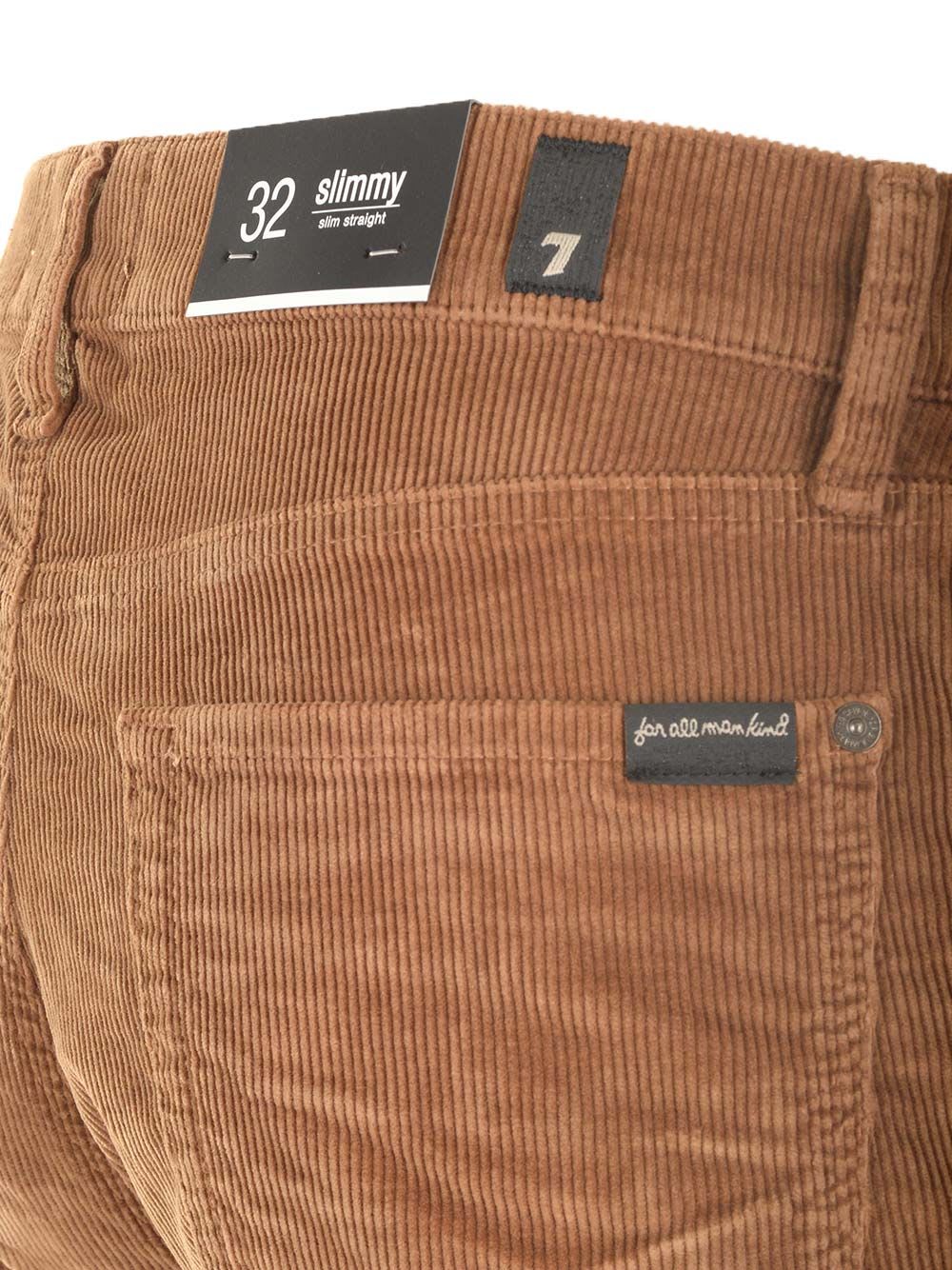 Shop 7 For All Mankind Slimmy Corduroy Nutshell In Brown