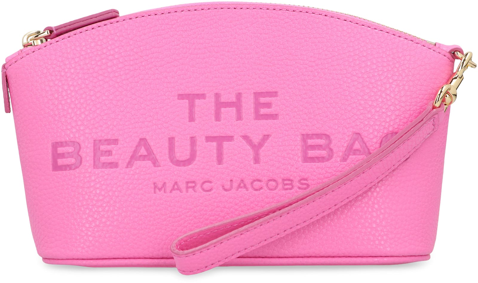 Marc Jacobs The Beauty Bag Leather In Pink