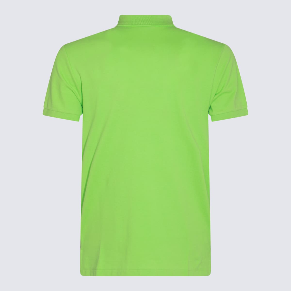 Shop Polo Ralph Lauren Kiwi Lime Cotton Polo Shirt