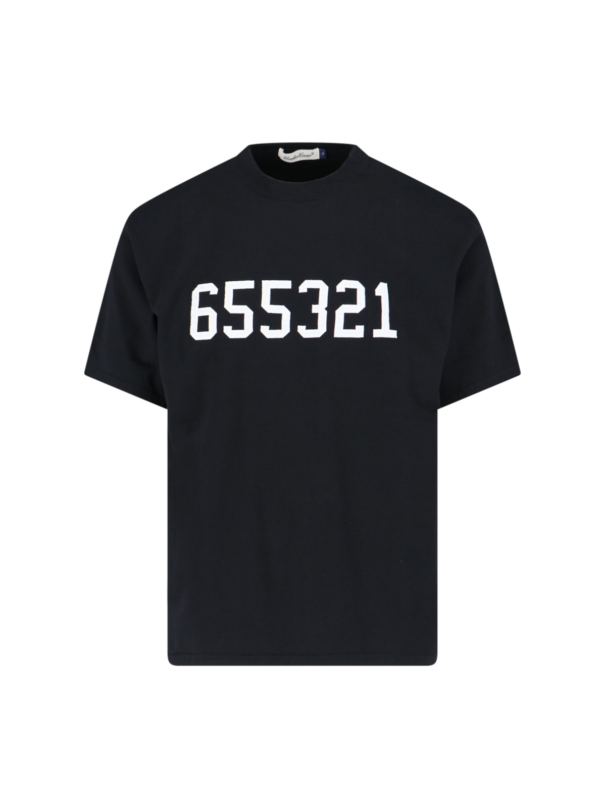 Shop Undercover 655321 T-shirt In Black