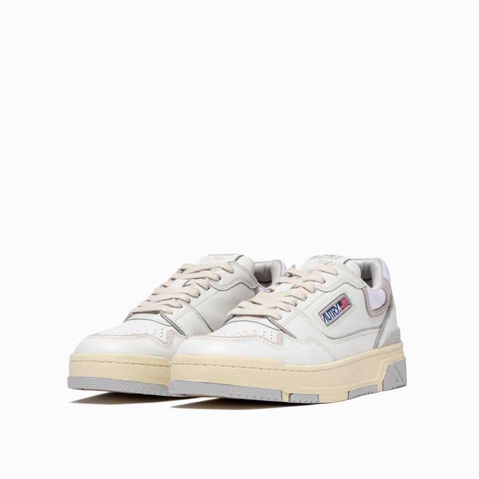 Shop Autry Clc Low Sneakers Rolm Mm28 In White