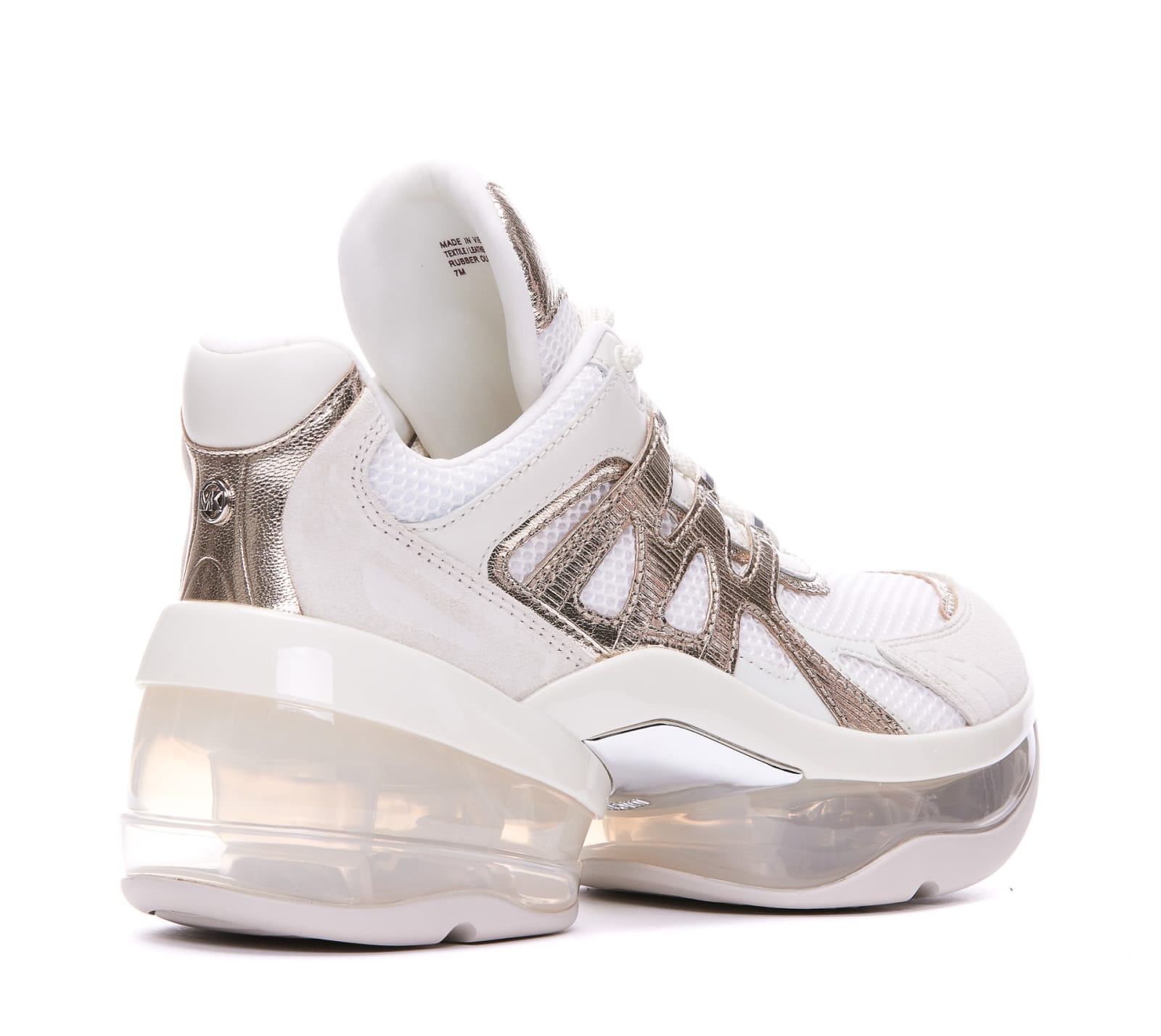 Shop Michael Kors Olympia Sport Extreme Sneakers In Beige