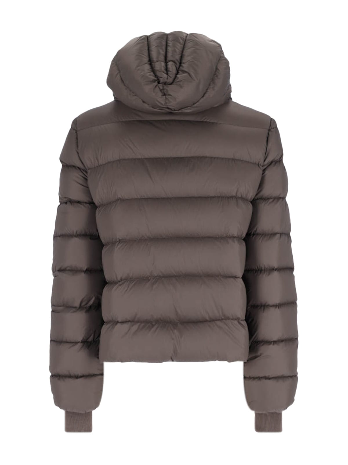 Rick Owens Gimp Padded Down Jacket In Re-nylon In Brown