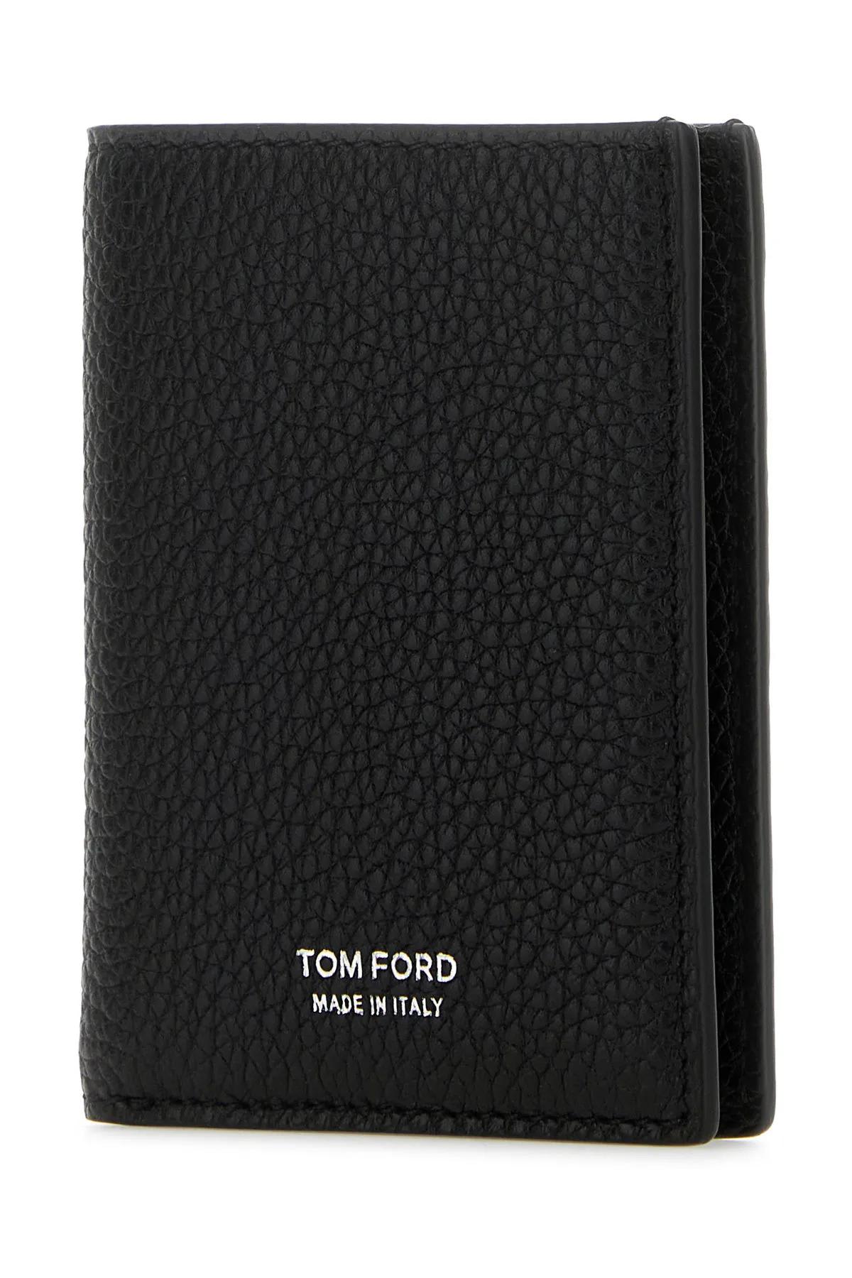 Shop Tom Ford Black Leather Wallet