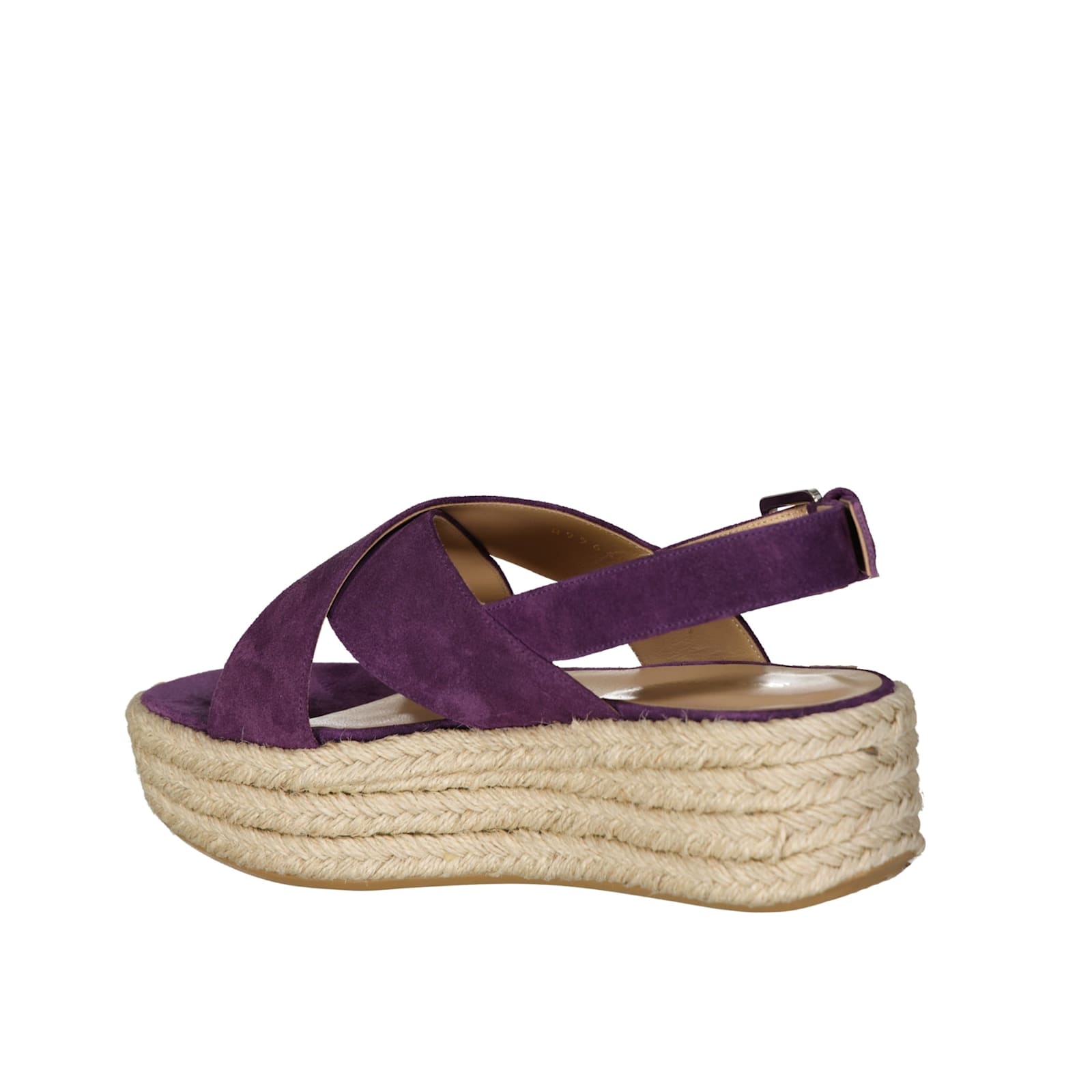 Sergio Rossi Leather Espadrilles In Purple