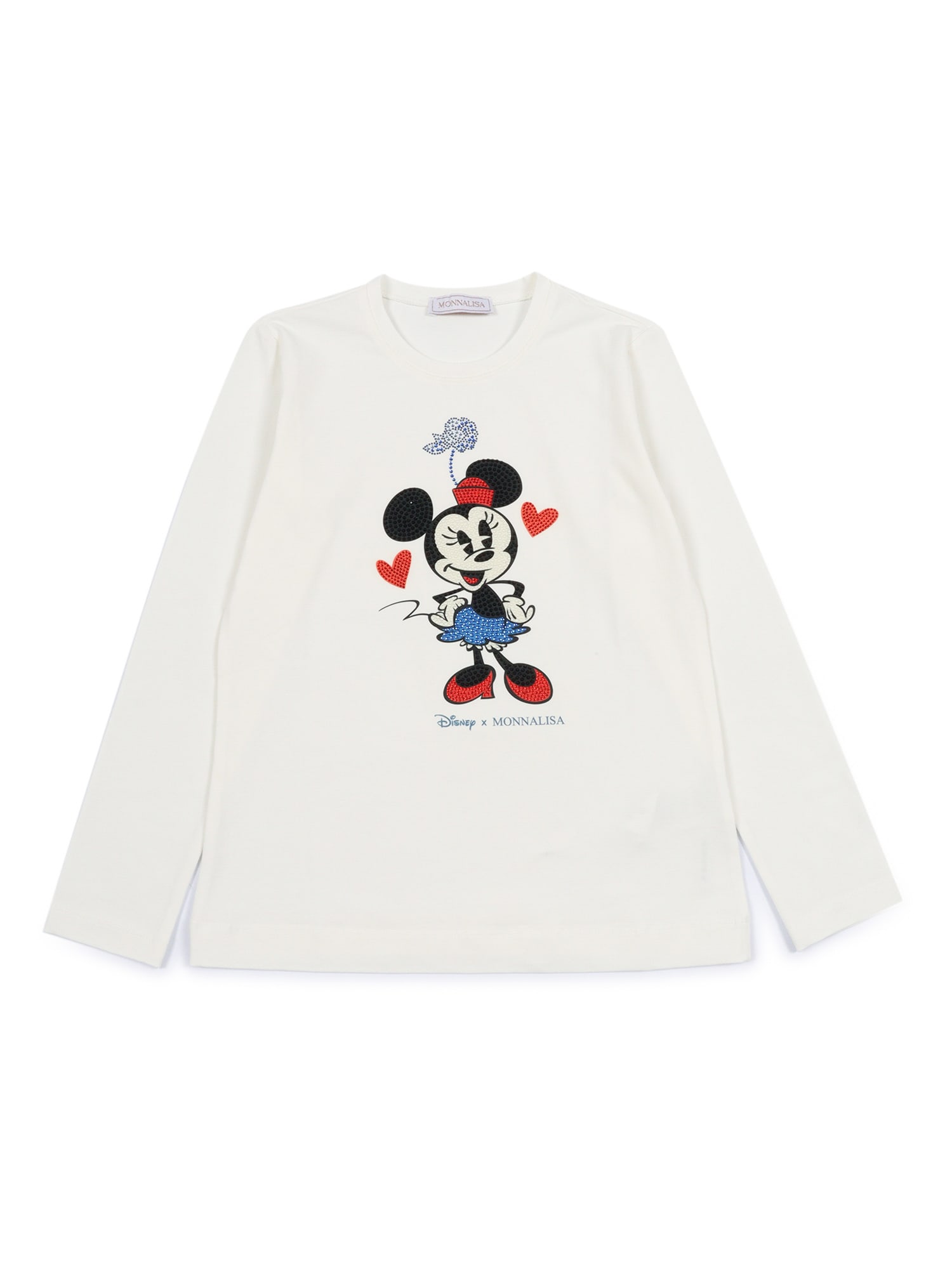 Monnalisa Kids' Minnie T-shirt In White