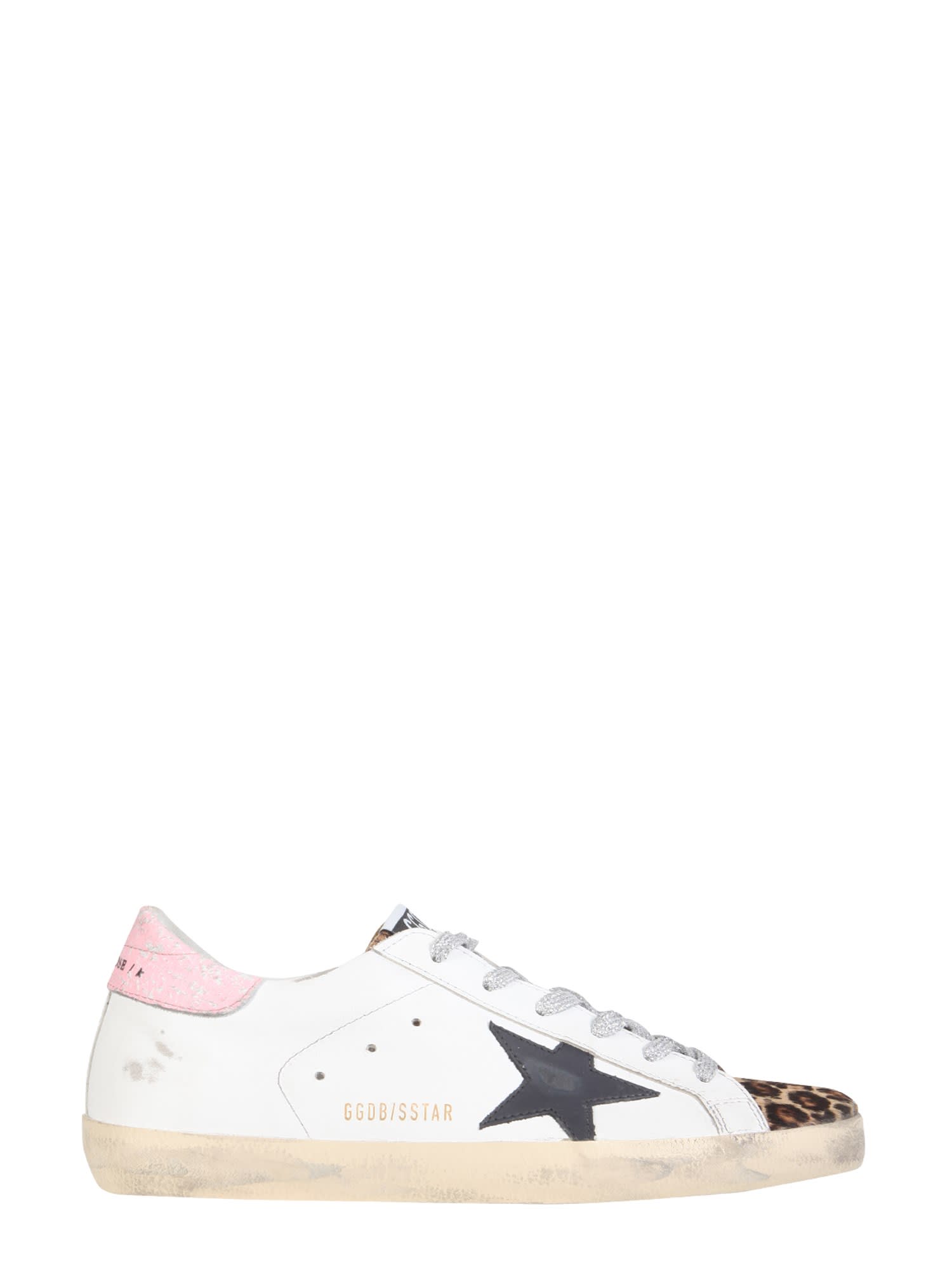 Click to view more detailed imagery on our partner's website Golden Goose Superstar Sneakers In Bianco
