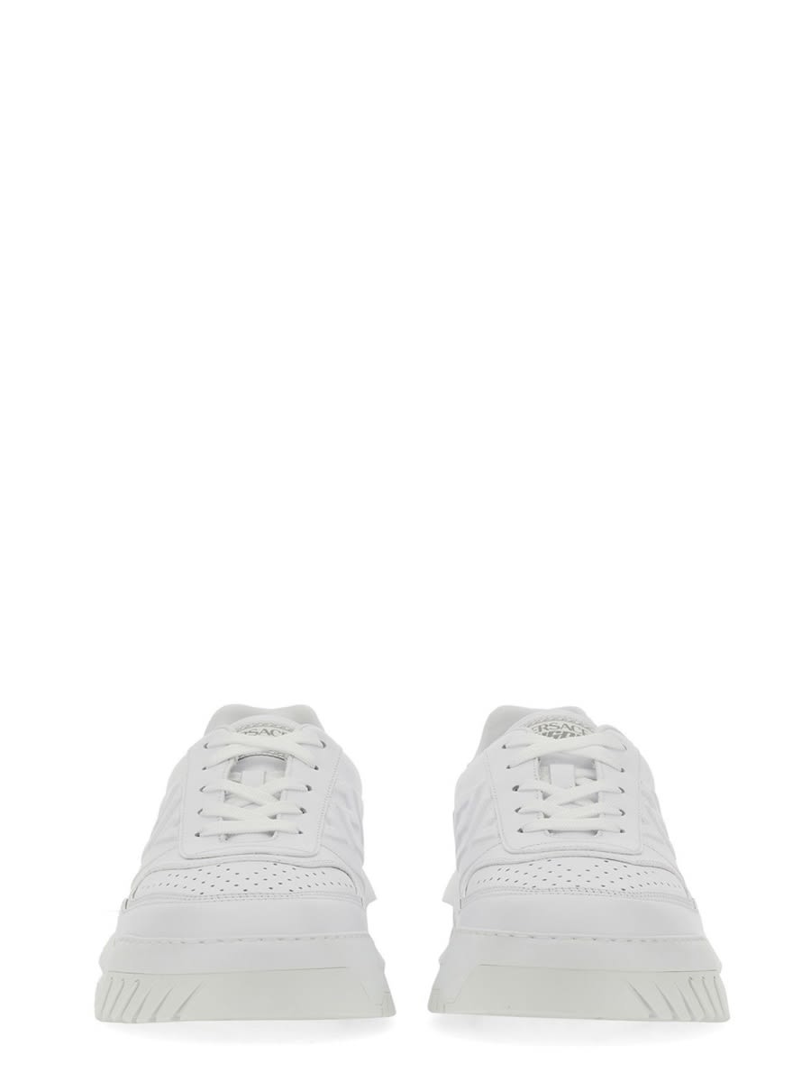 Shop Versace Odyssey Sneaker In White