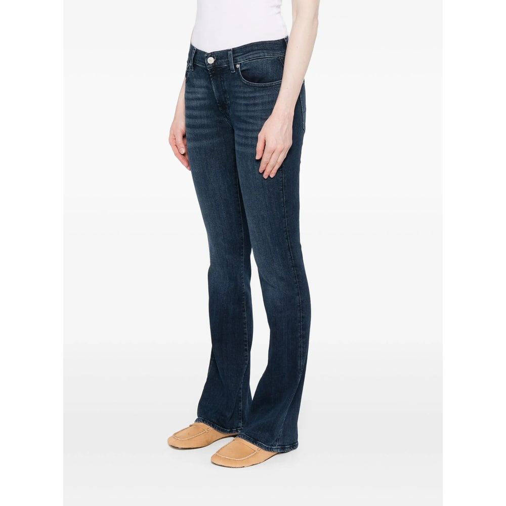 7 For All Mankind Denim Bootcut Jeans In Blue