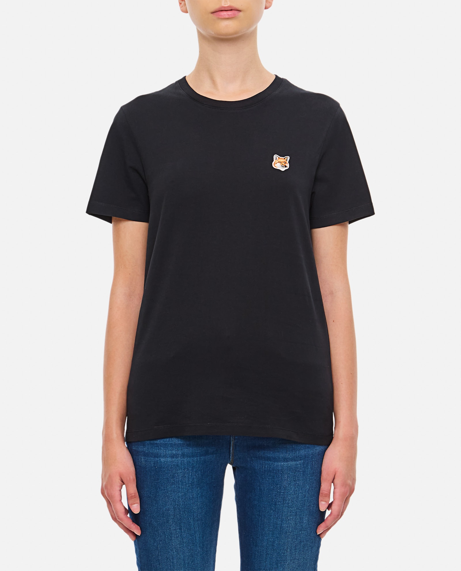 Maison Kitsuné Fox Head Patch Regular Tee Shirt