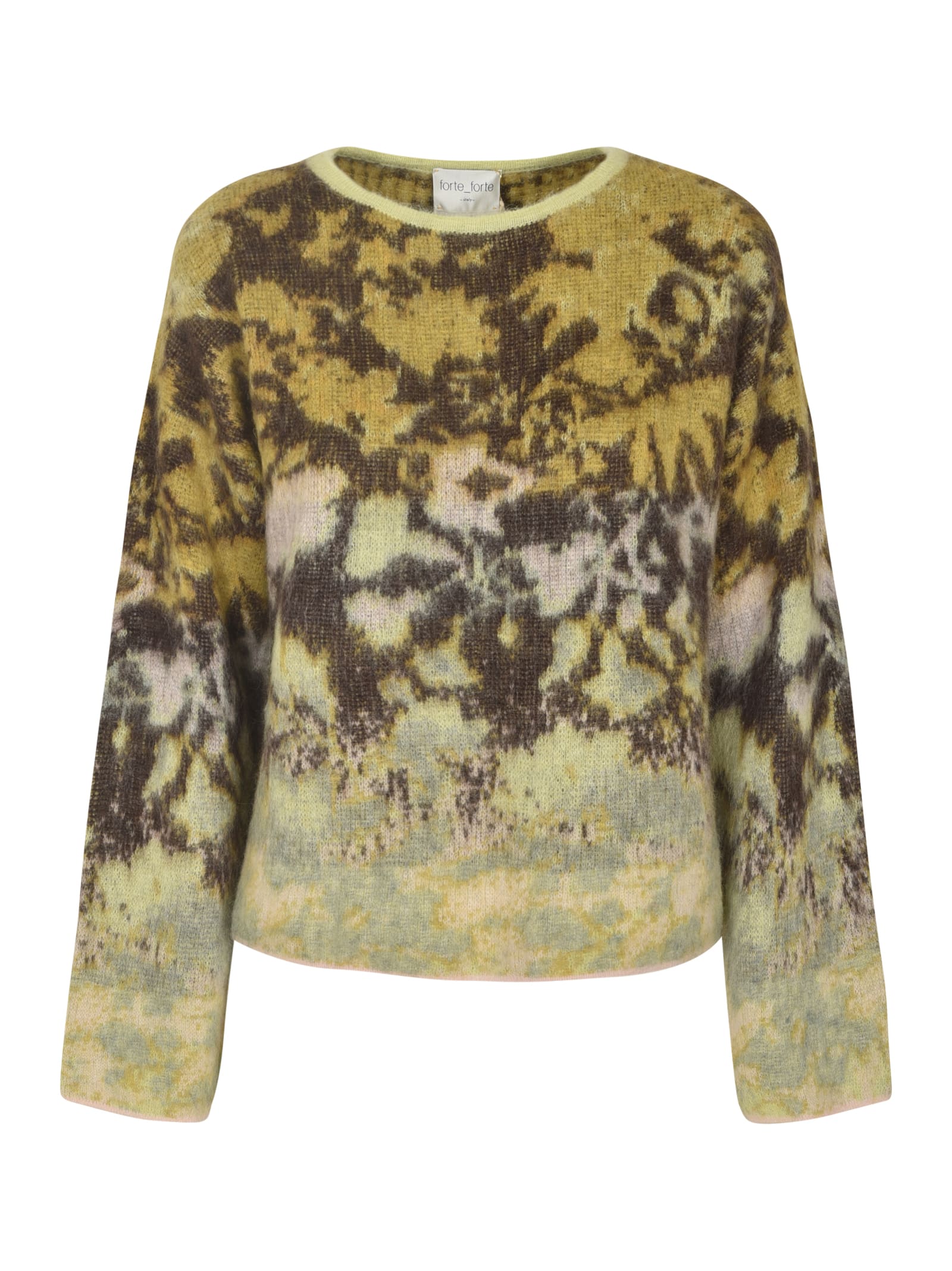 Shop Forte Forte Jacquard Sweater In Garden