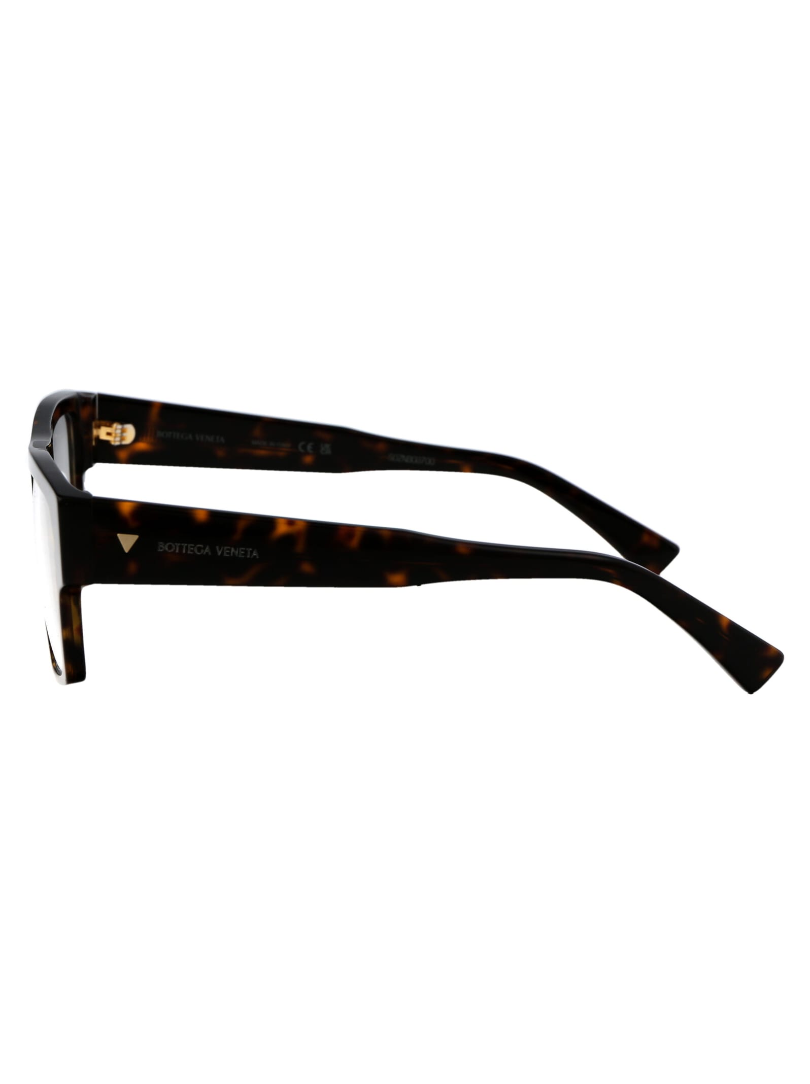 Shop Bottega Veneta Bv1290o Glasses In 002 Havana Havana Transparent