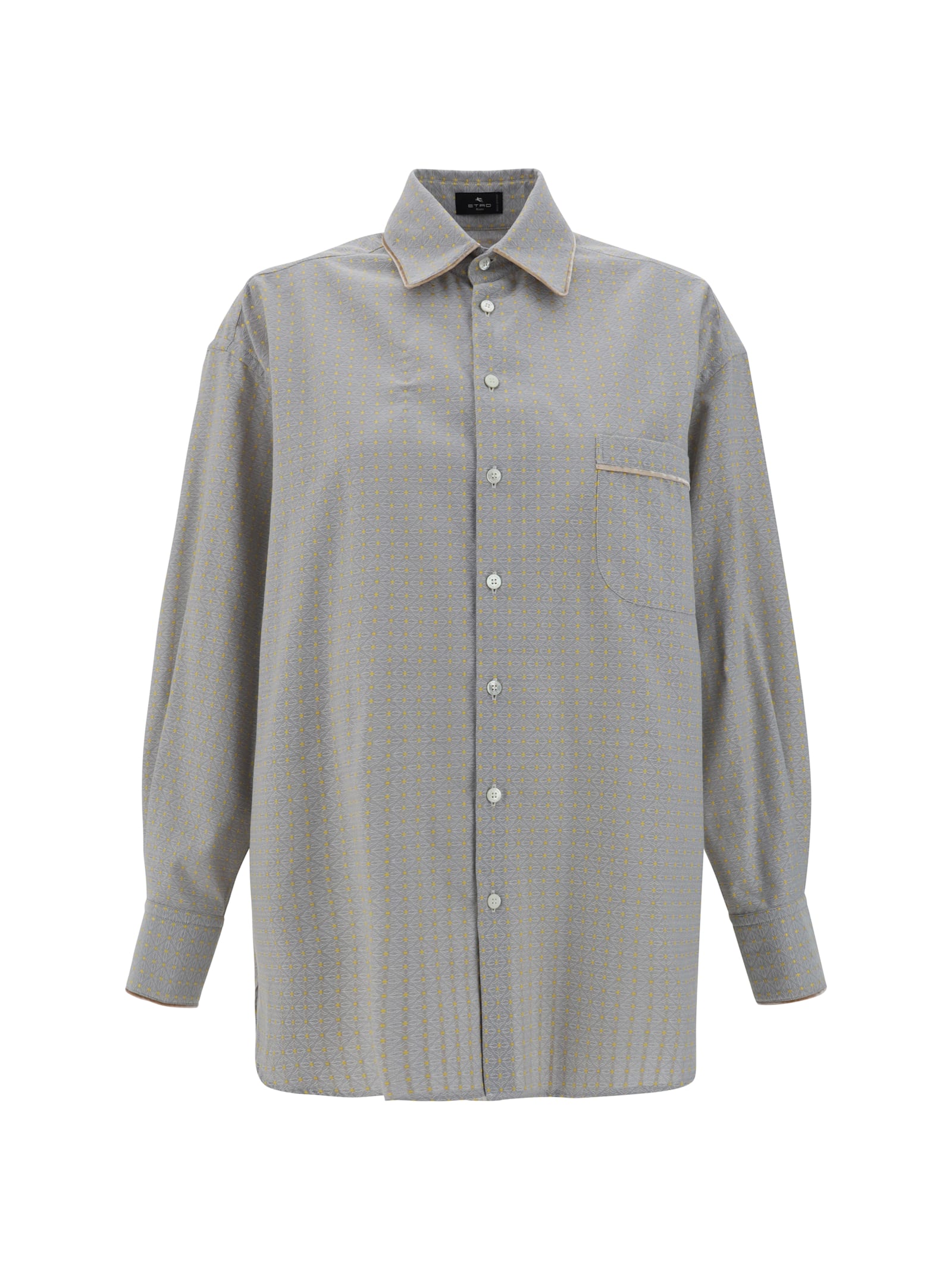 Shop Etro Shirt In Grey