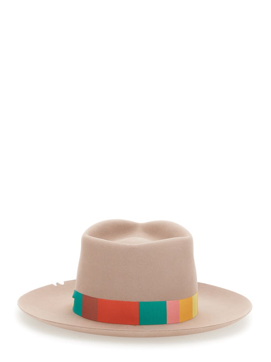 Shop Super Duper Hats Bougainvillea Hat In Beige