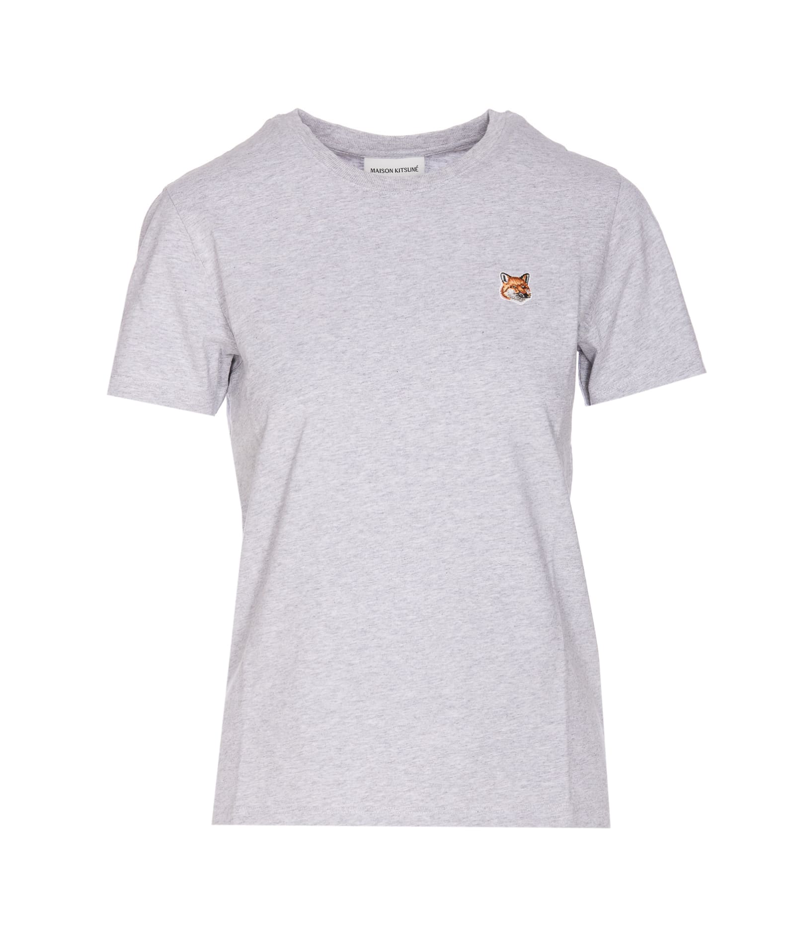 Maison Kitsuné Fox Head Patch Logo T-shirt