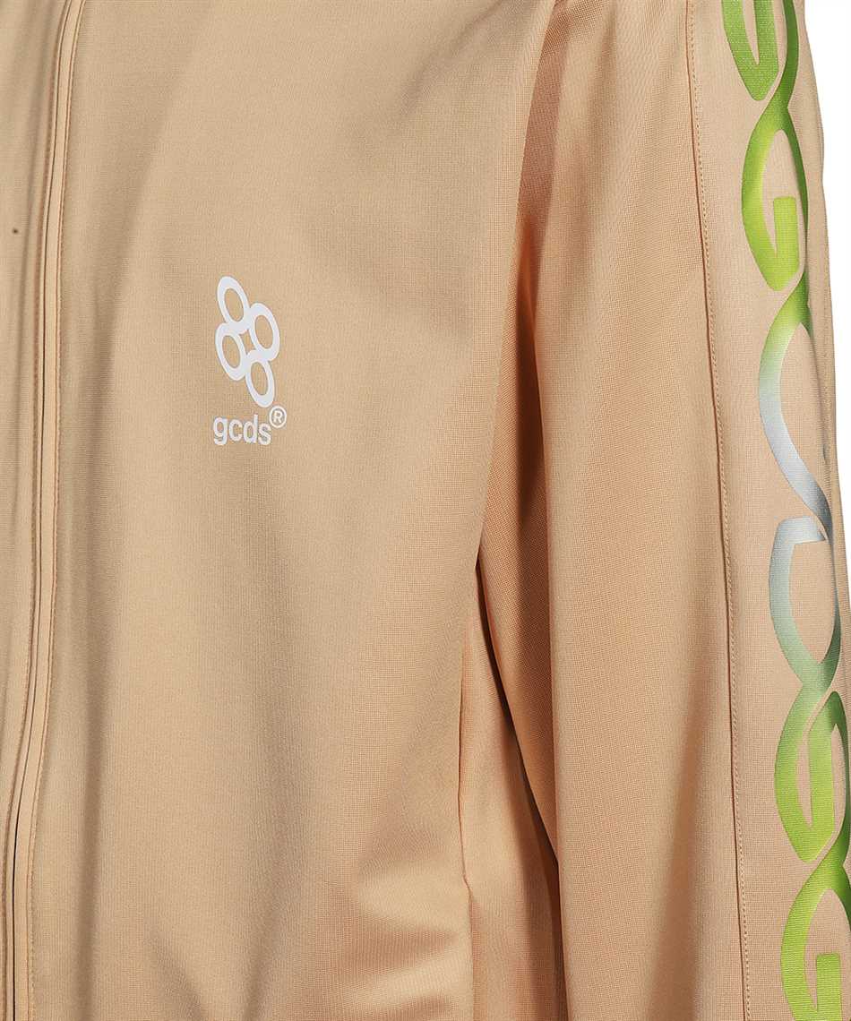 Gcds Techno Fabric Sweatshirt In Brown