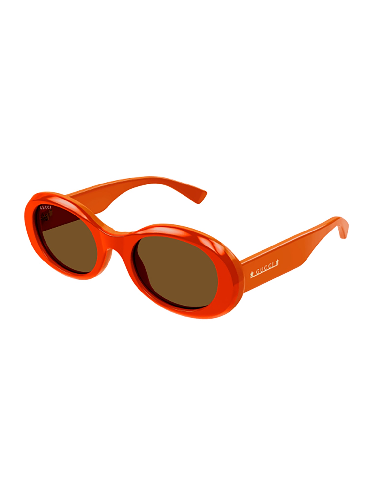 Shop Gucci Gg1587s Sunglasses In Orange Orange Brown