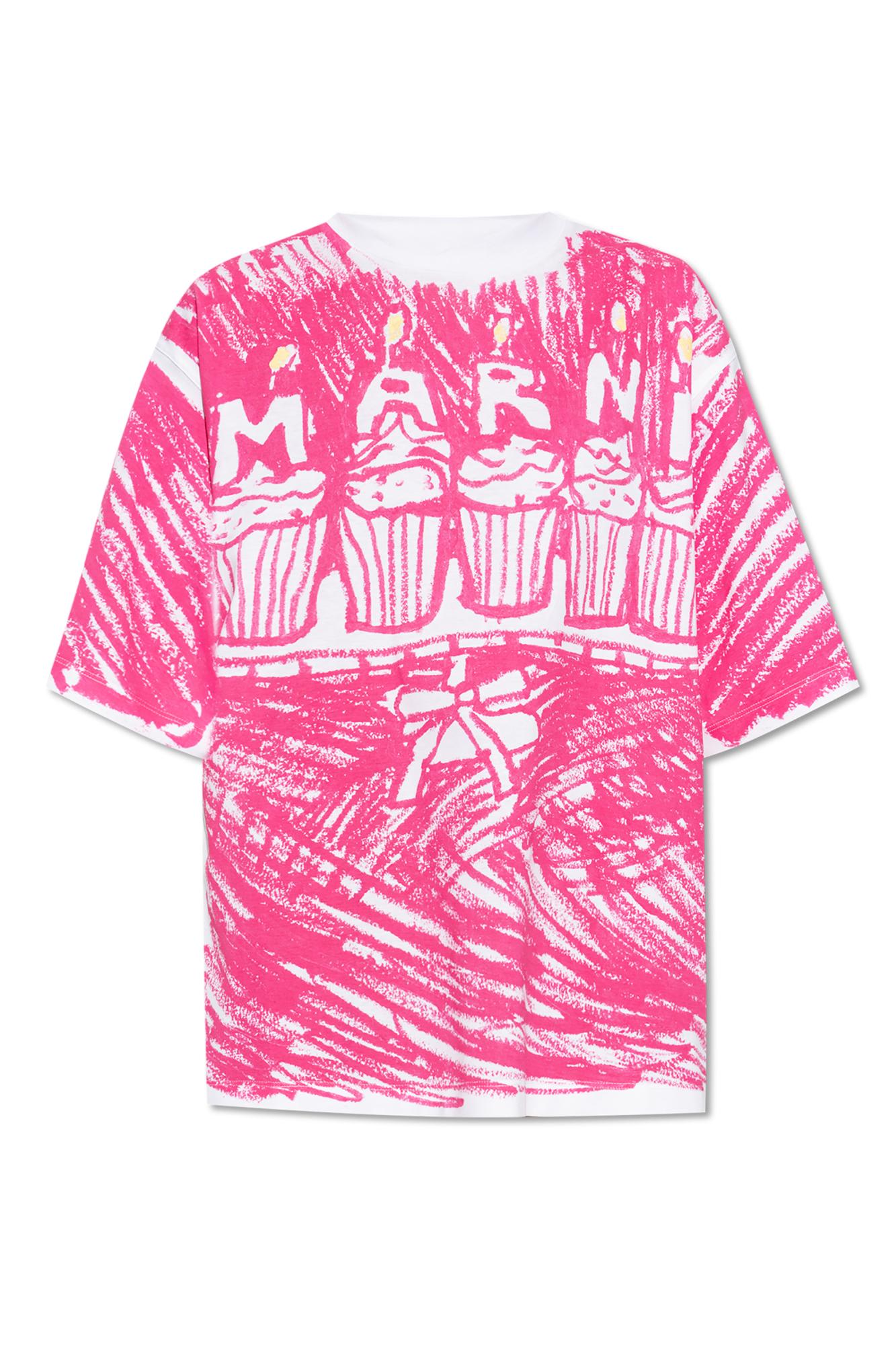 Shop Marni T-shirt With Print