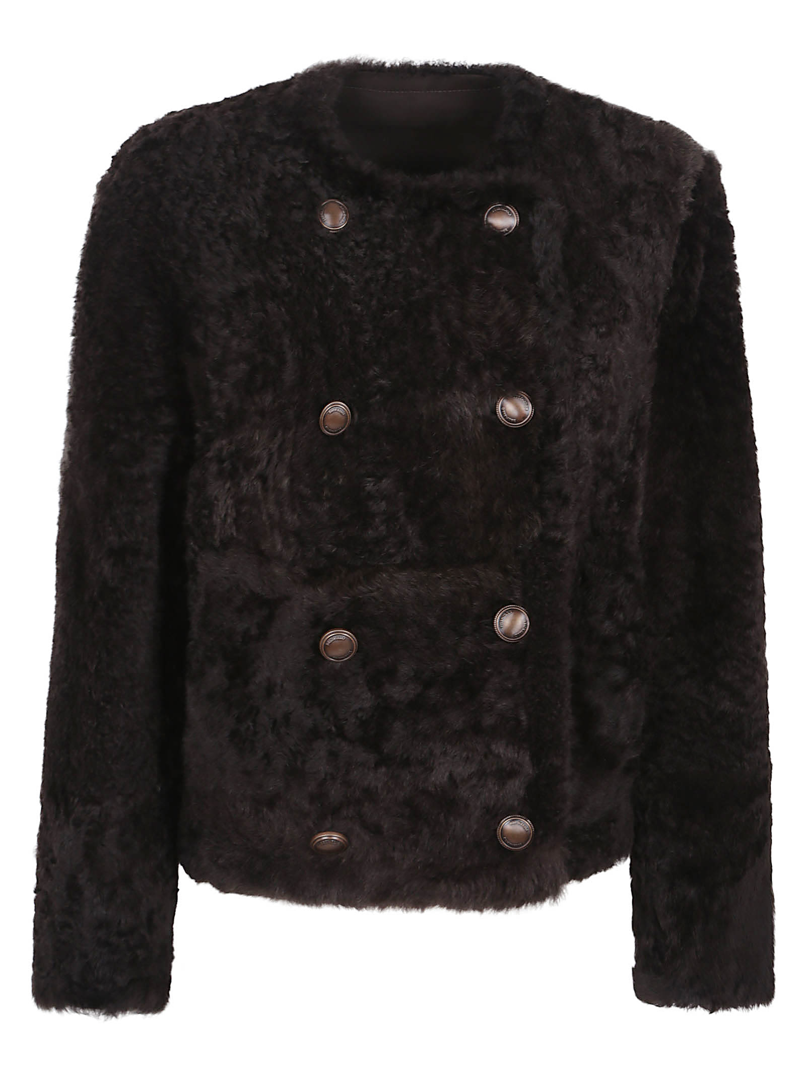 Brunello Cucinelli Fur Jacket In Brown