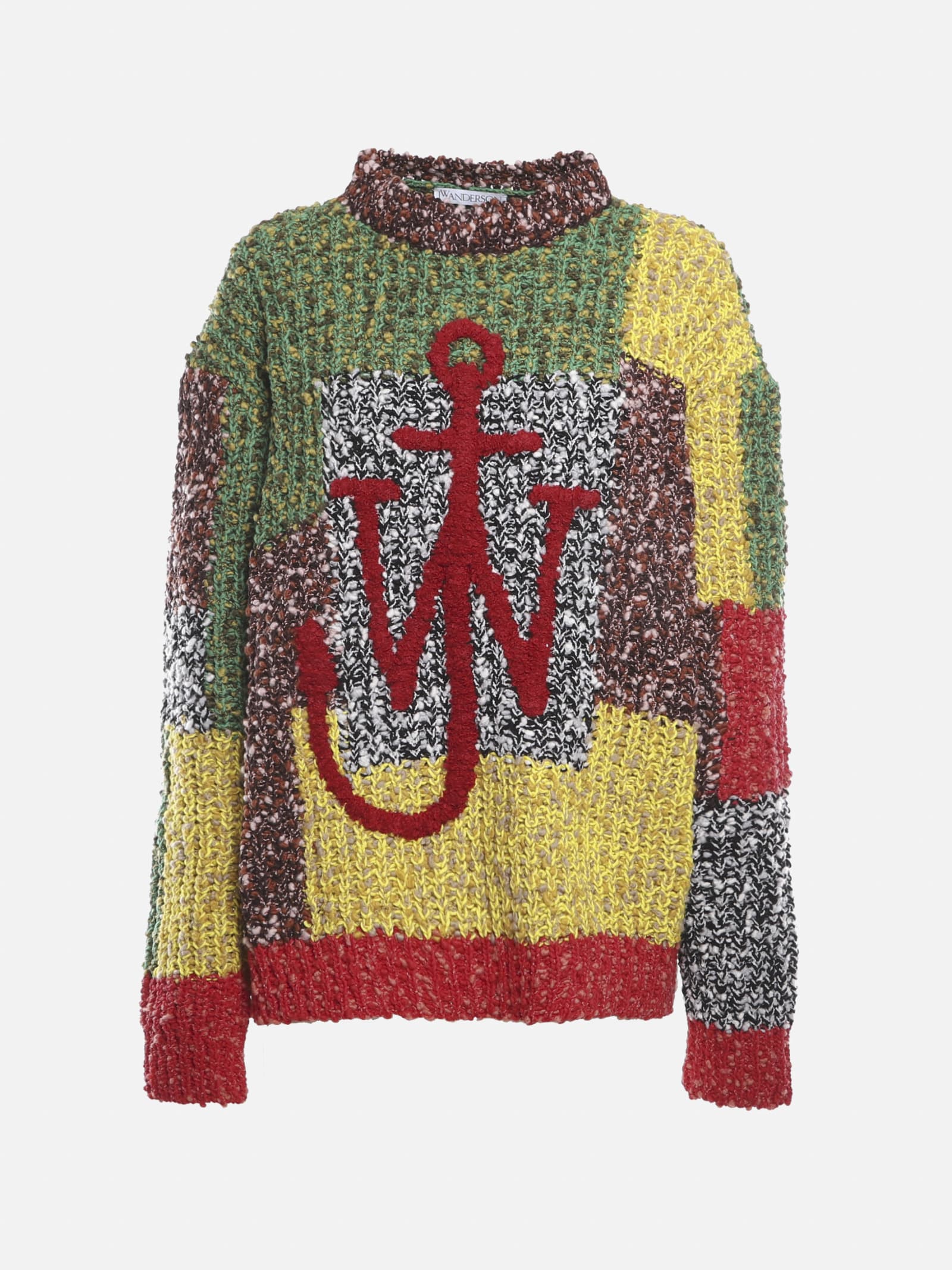 J.W. Anderson Patchwork Sweater In Wool Blend