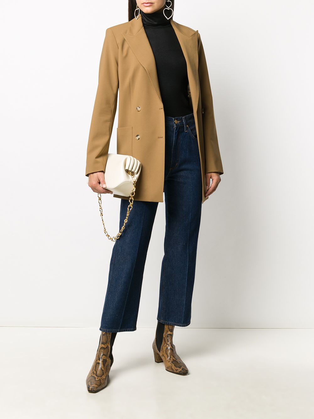 Majestic Cotton-cashmere Long Sleeve Turtleneck Top In Black