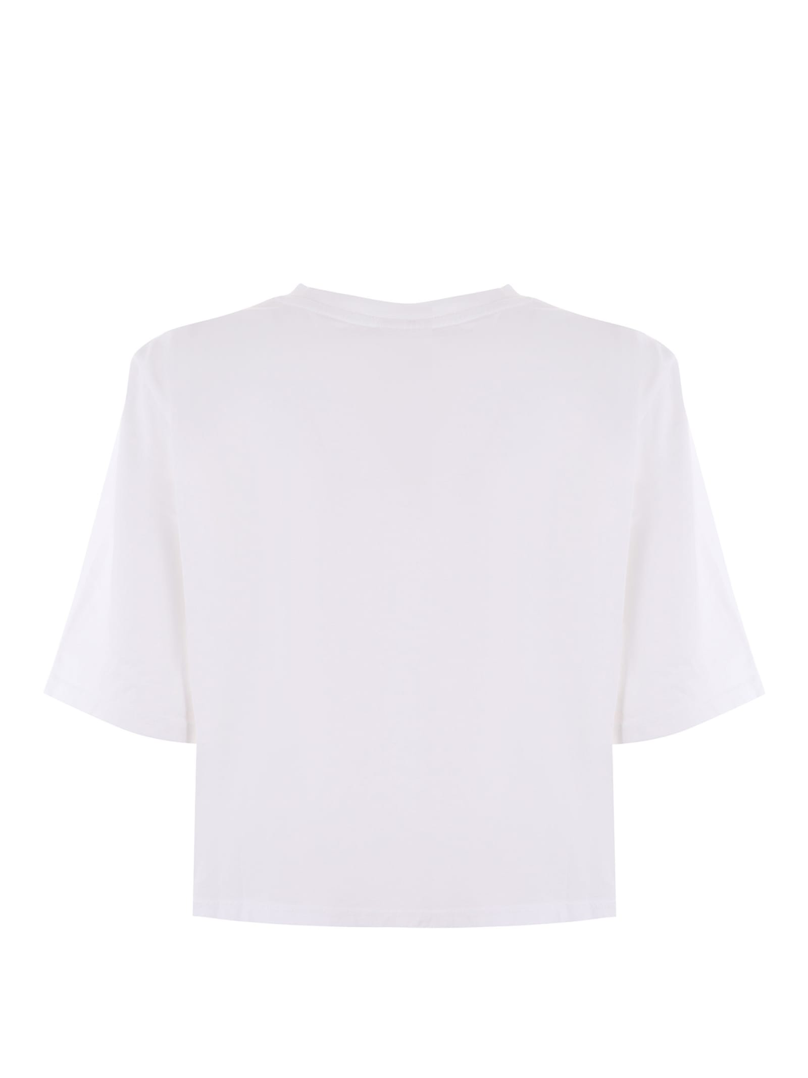 Shop Mc2 Saint Barth X Fiorucci T-shirt In Bianco