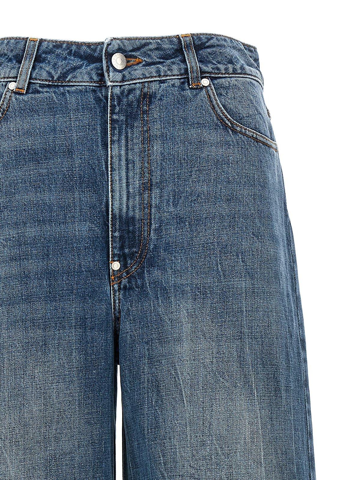 Shop Stella Mccartney Vintage Wide-leg Jeans In Blue