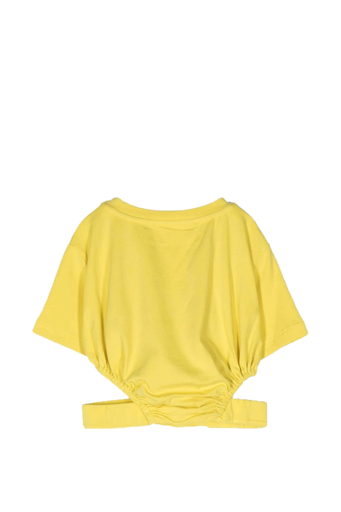 Shop Elisabetta Franchi T-shirt In Yellow
