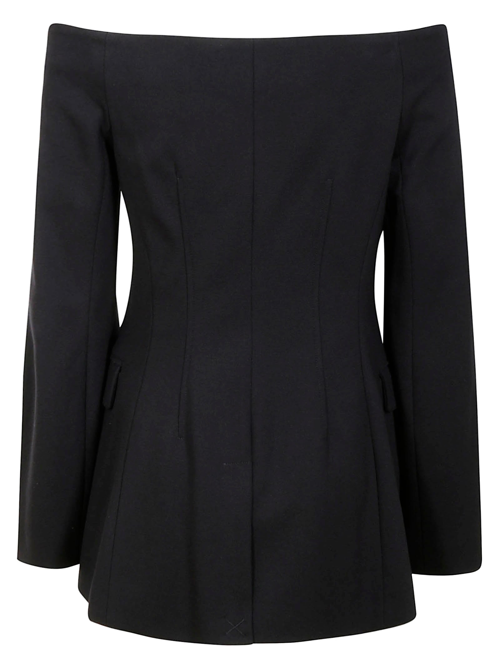 Liviana Conti Blazer Open Shoulders In Nero