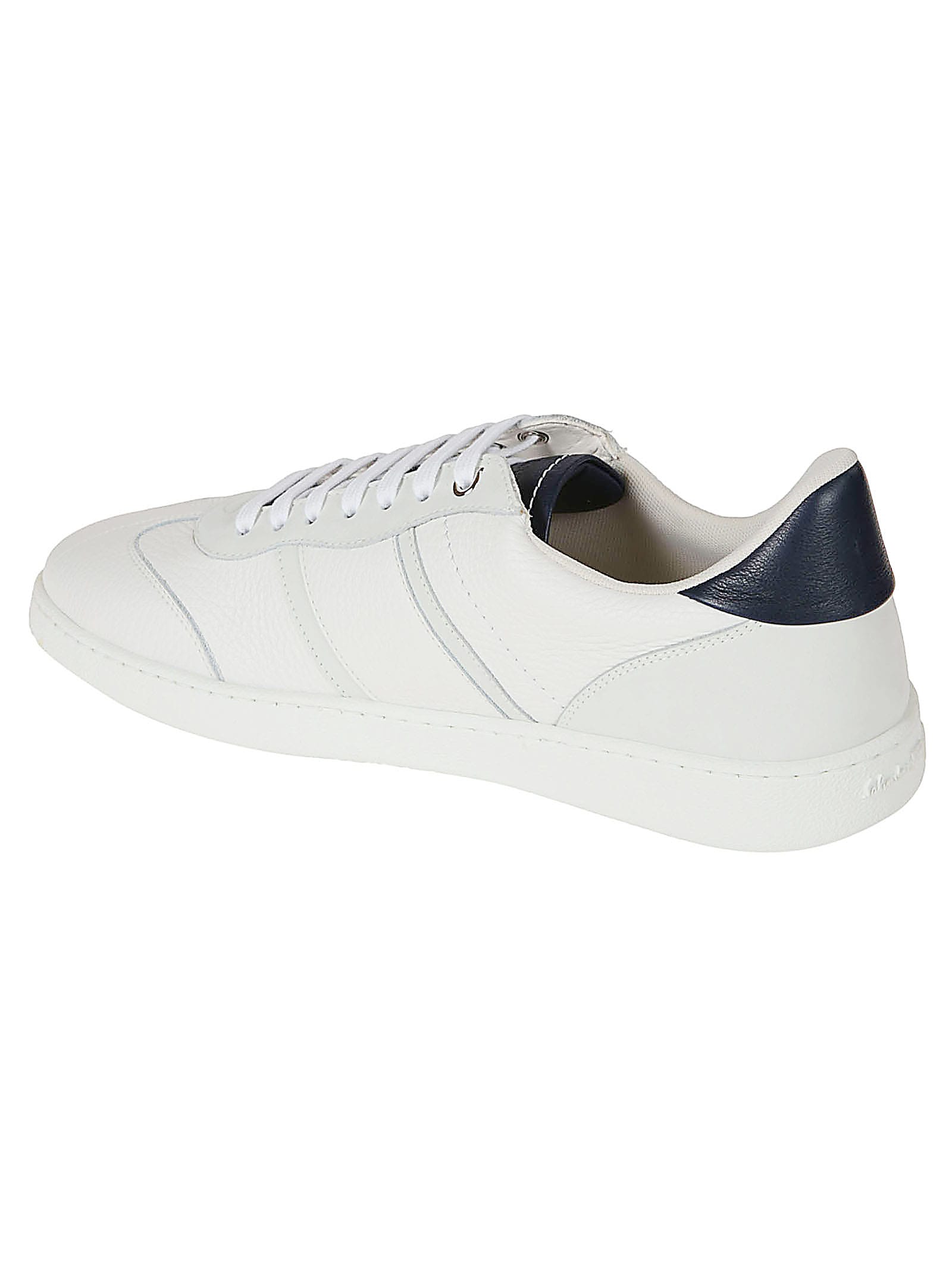 Shop Ferragamo Achille 1 Sneakers In White