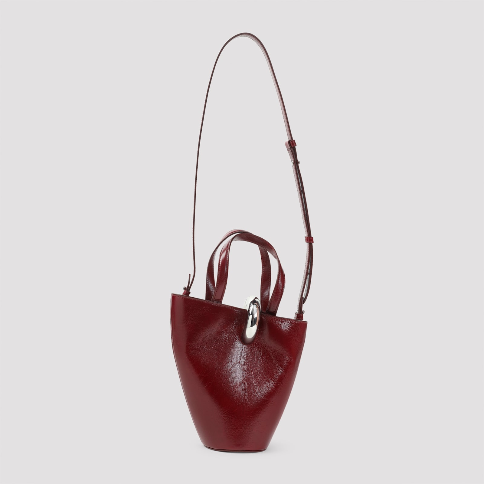 Jacquemus Le Petit Bambola Bag Handbags Bordeaux In Burgundy