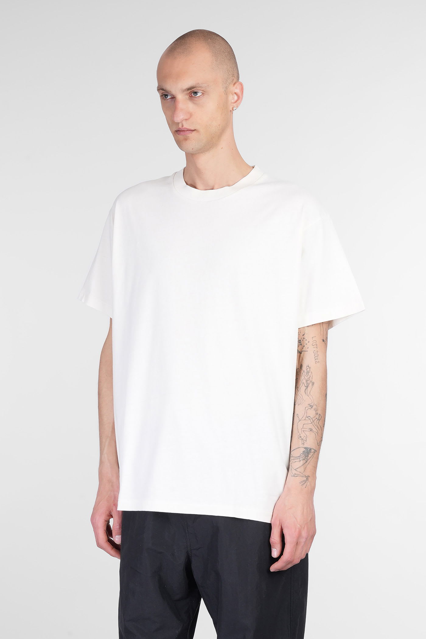 John Elliott T-shirt In Beige Cotton