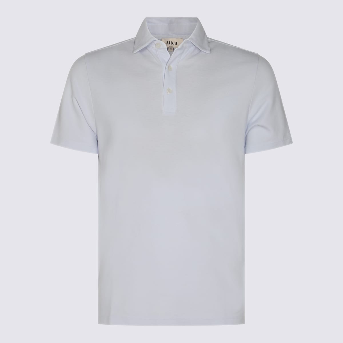 Light Blue Cotton Polo Shirt