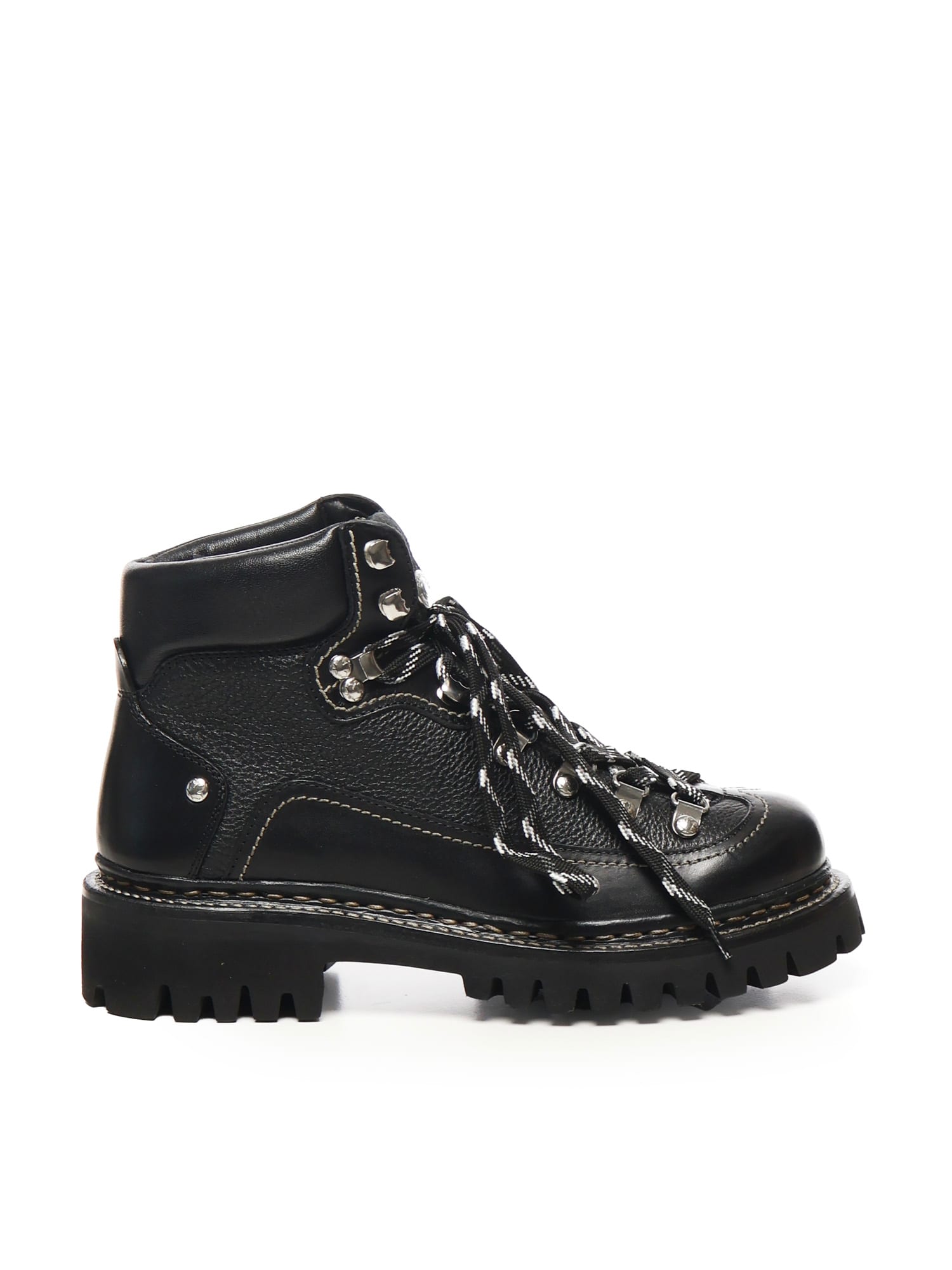 Dsquared2 Canadian Hiking Boots In Black